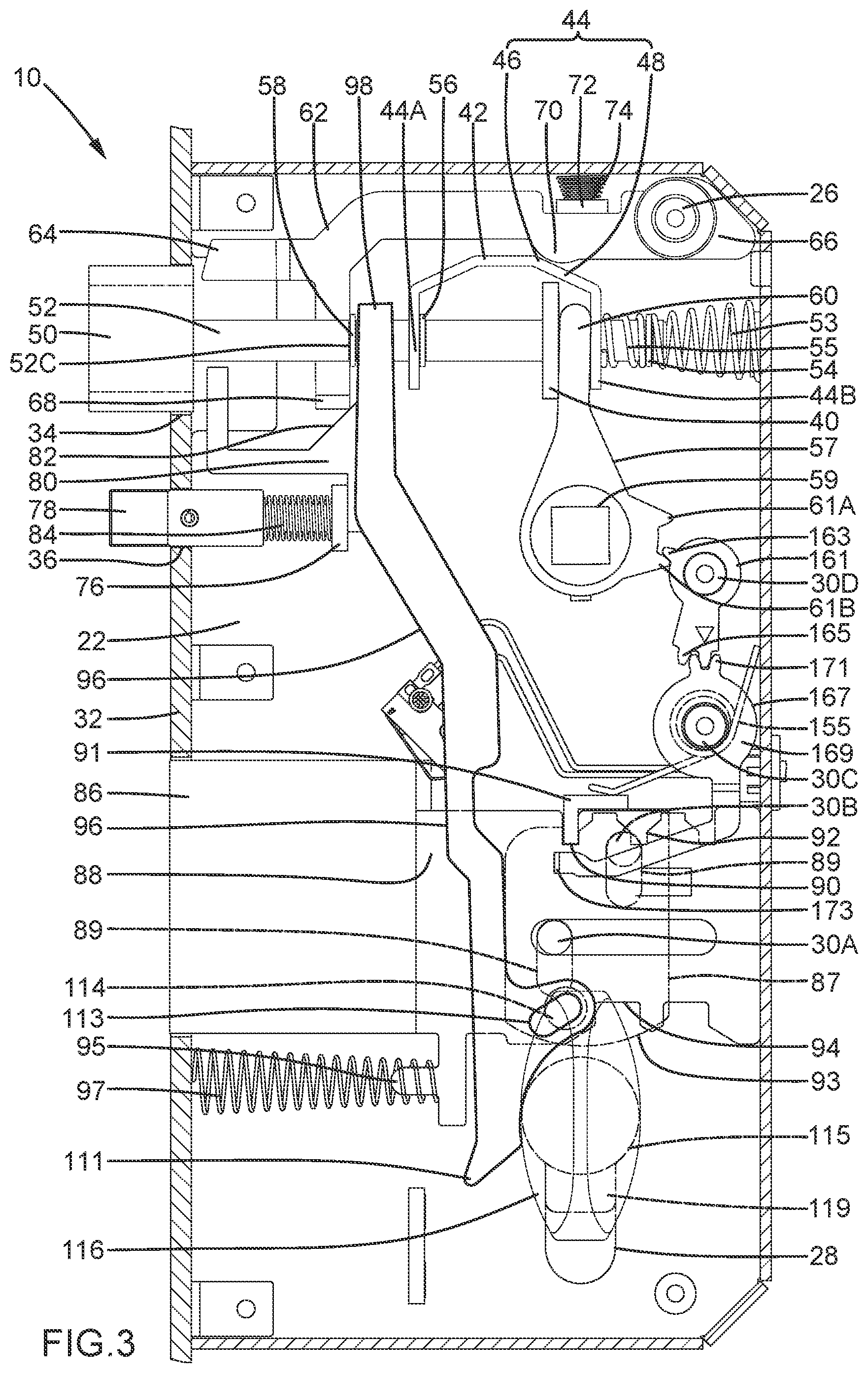 Patent US12359462 Figure 3 – Lock case interlockable with an anti-theft latch