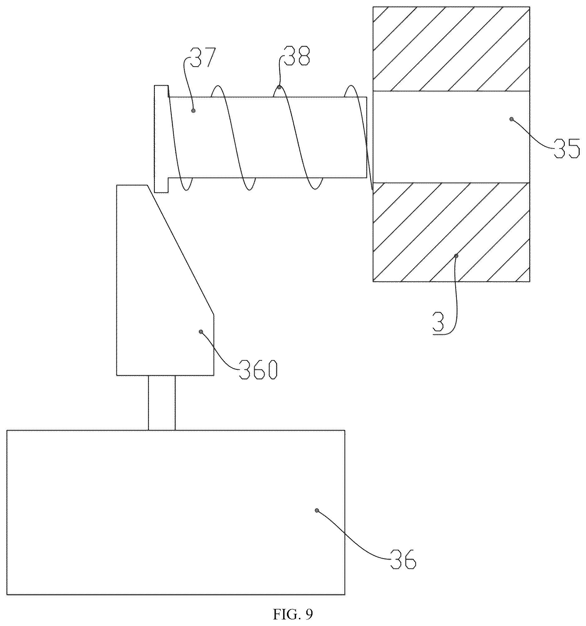 Patent US12359467 Figure 8 – Lockset for locking door leaf