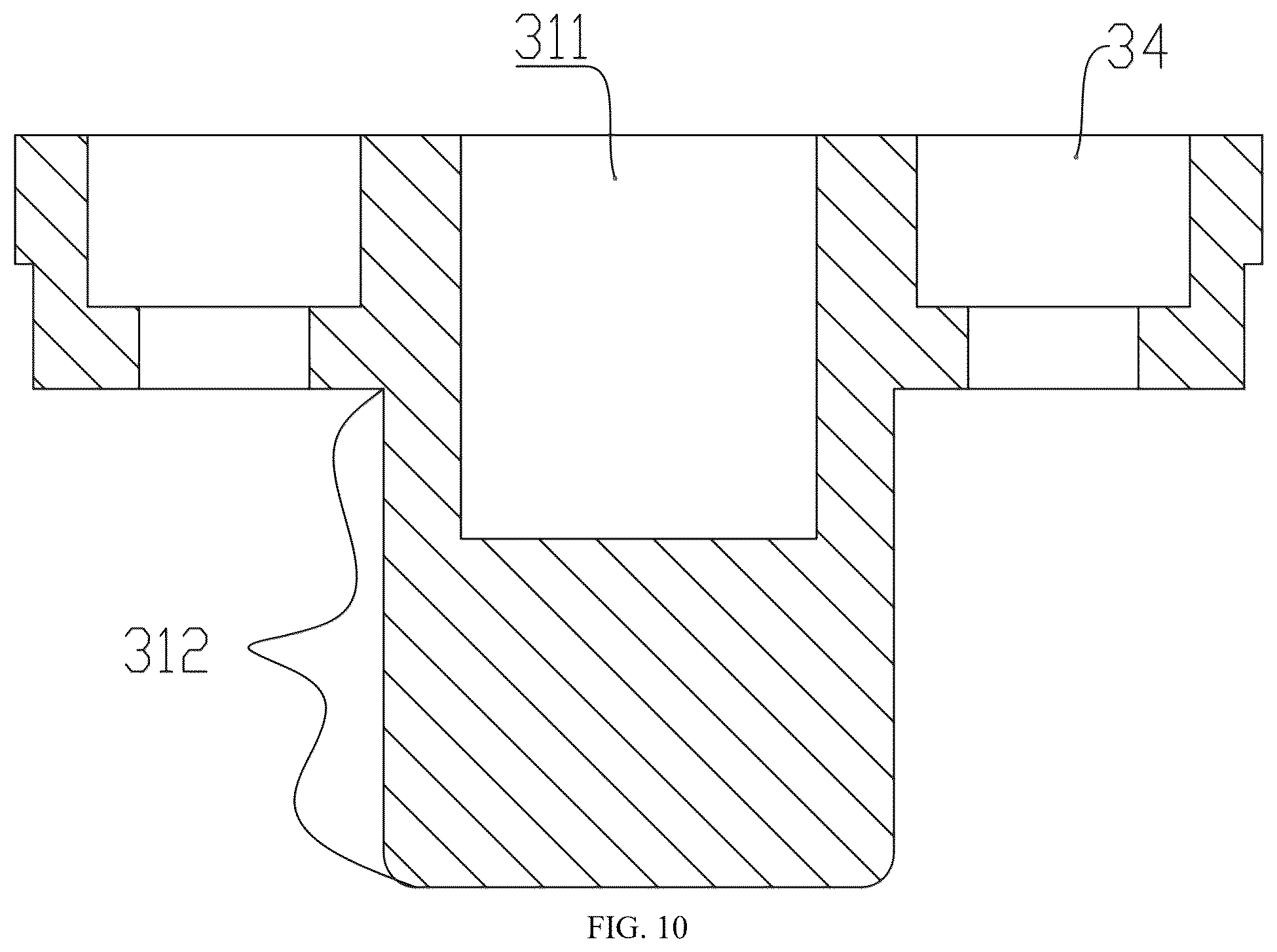 Patent US12359467 Figure 9 – Lockset for locking door leaf