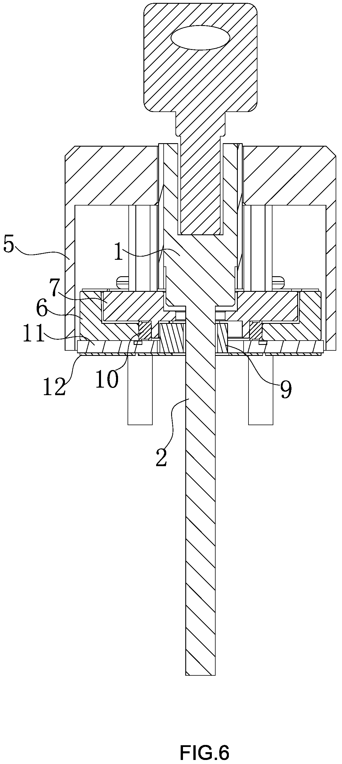 Patent US12359468 Figure 6 – Lock facilitating double-locking from outside
