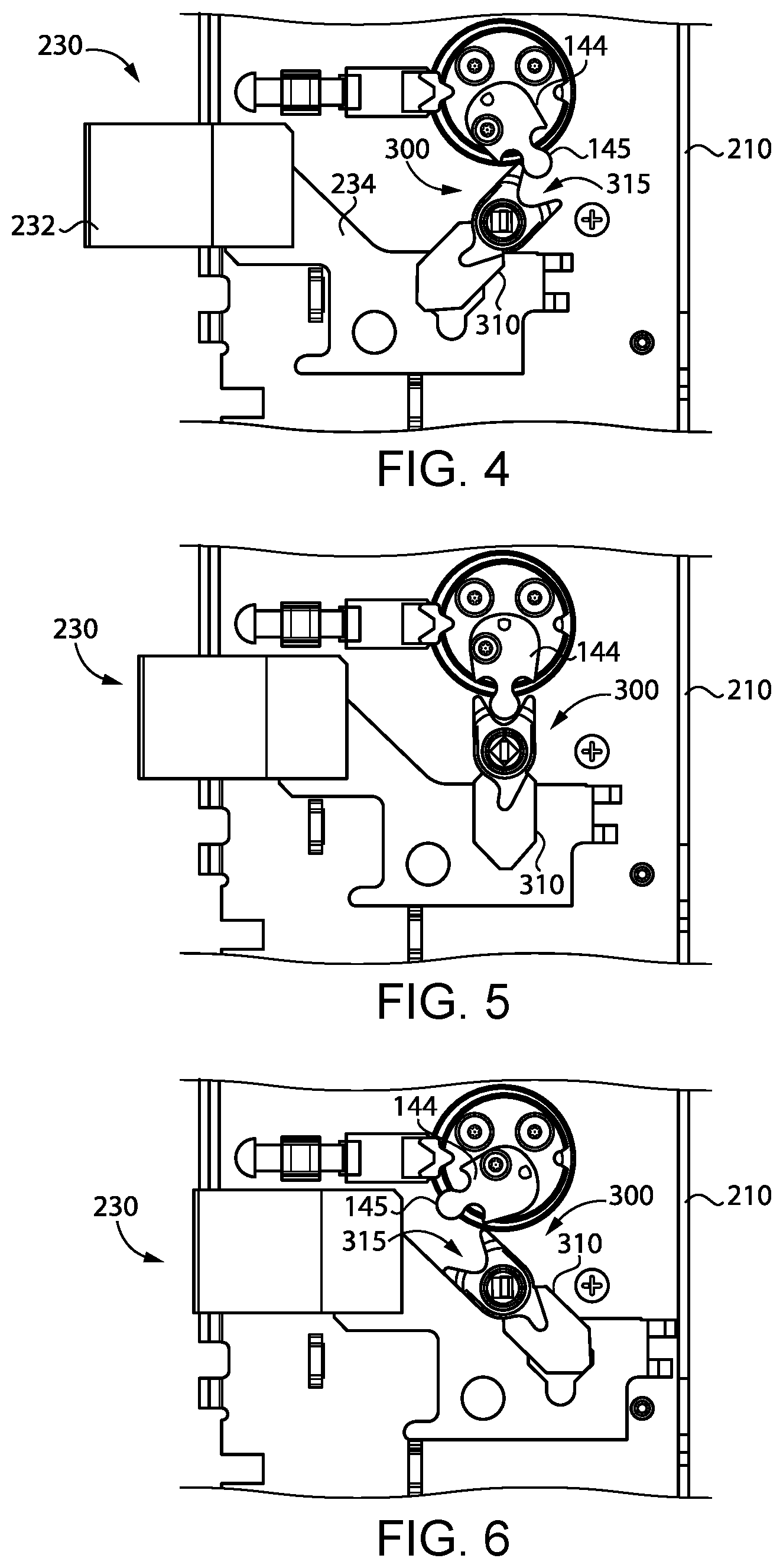 Patent US12359469 Figure 4 – Anti-barricade assembly