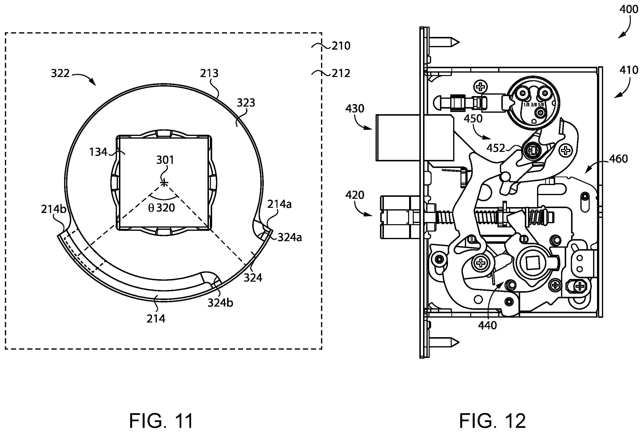 Patent US12359469 Figure 8 – Anti-barricade assembly