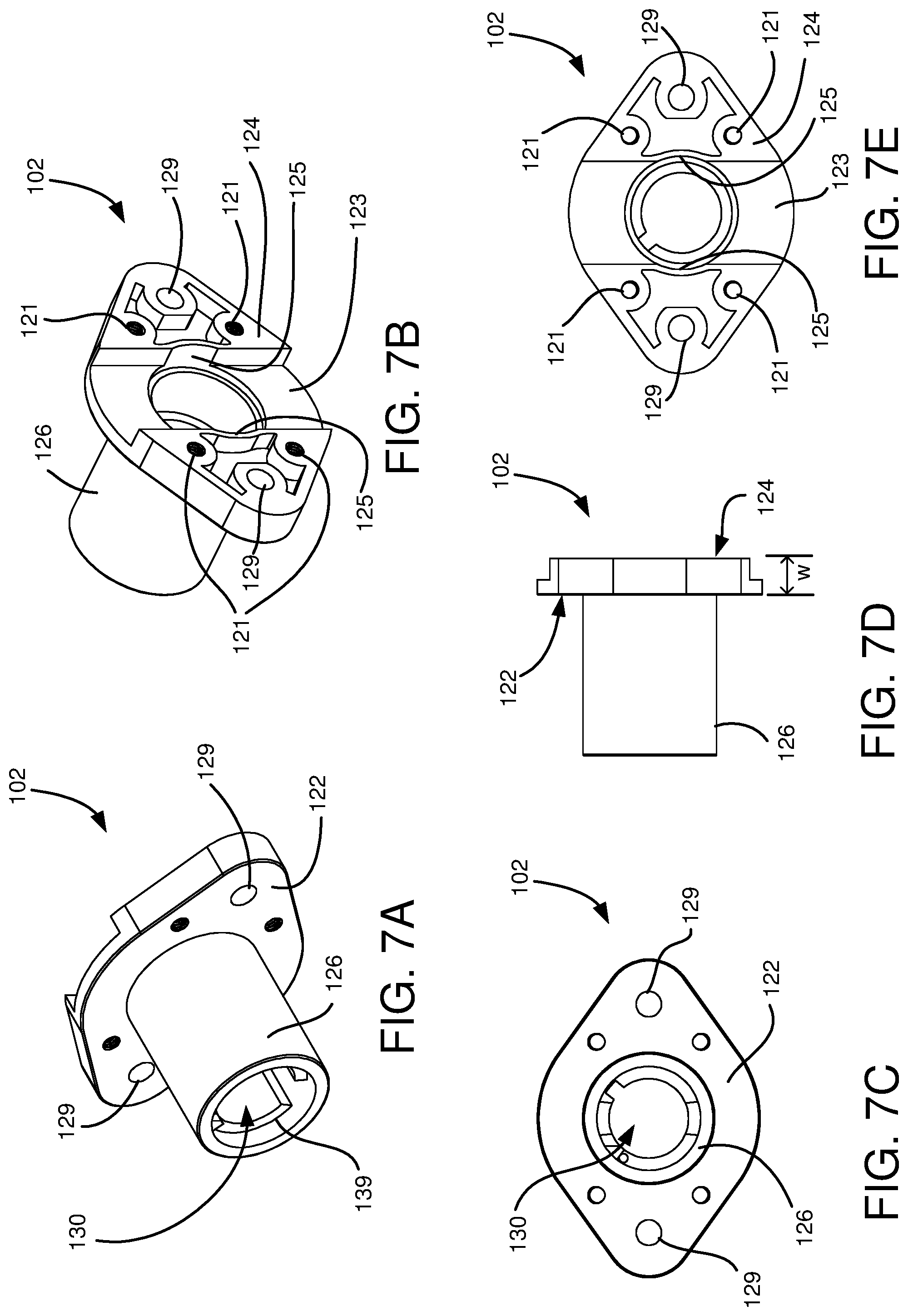 Patent US12359470 Figure 6 – Multi-axis latchbolt lock assembly
