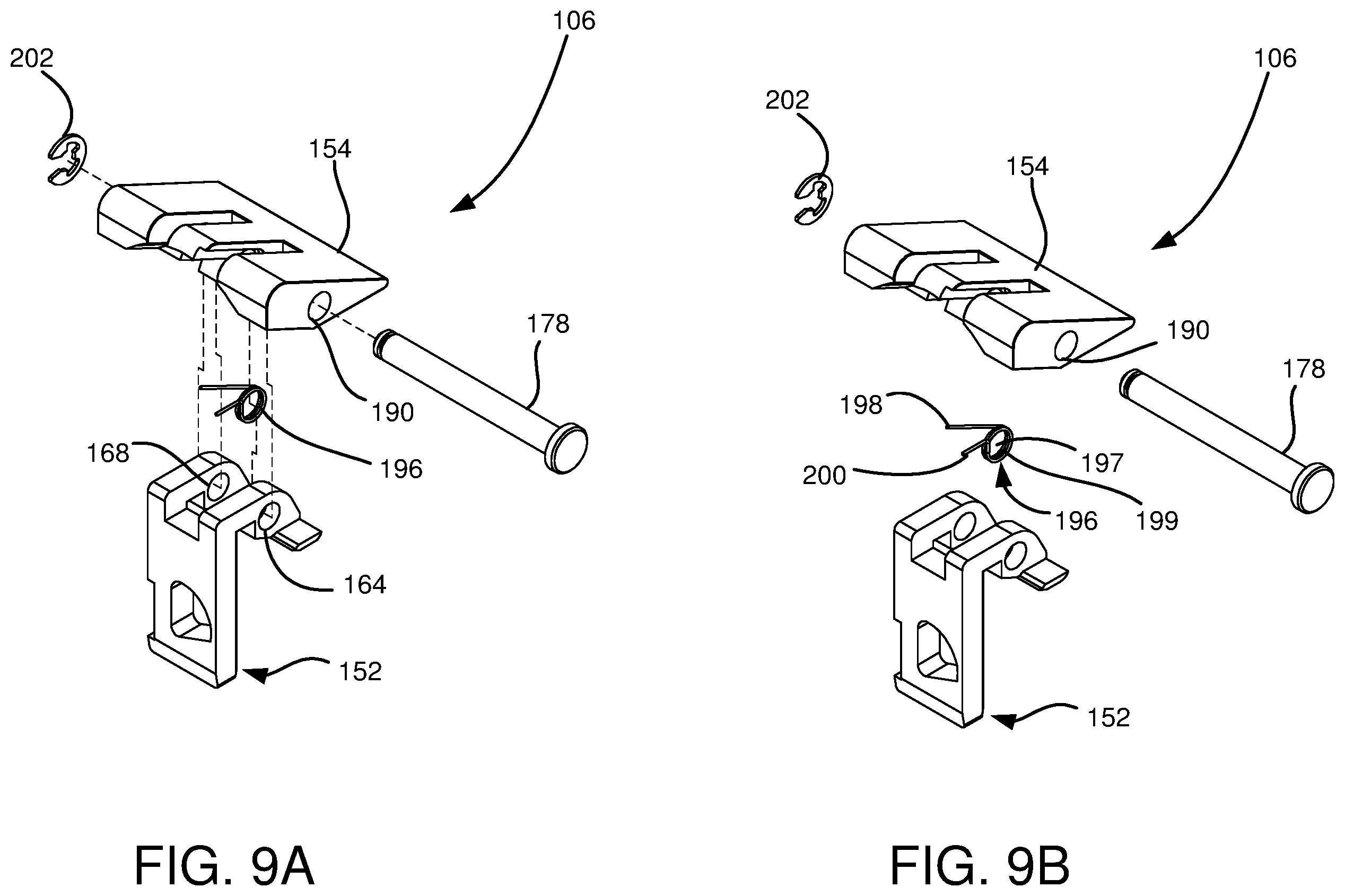 Patent US12359470 Figure 8 – Multi-axis latchbolt lock assembly