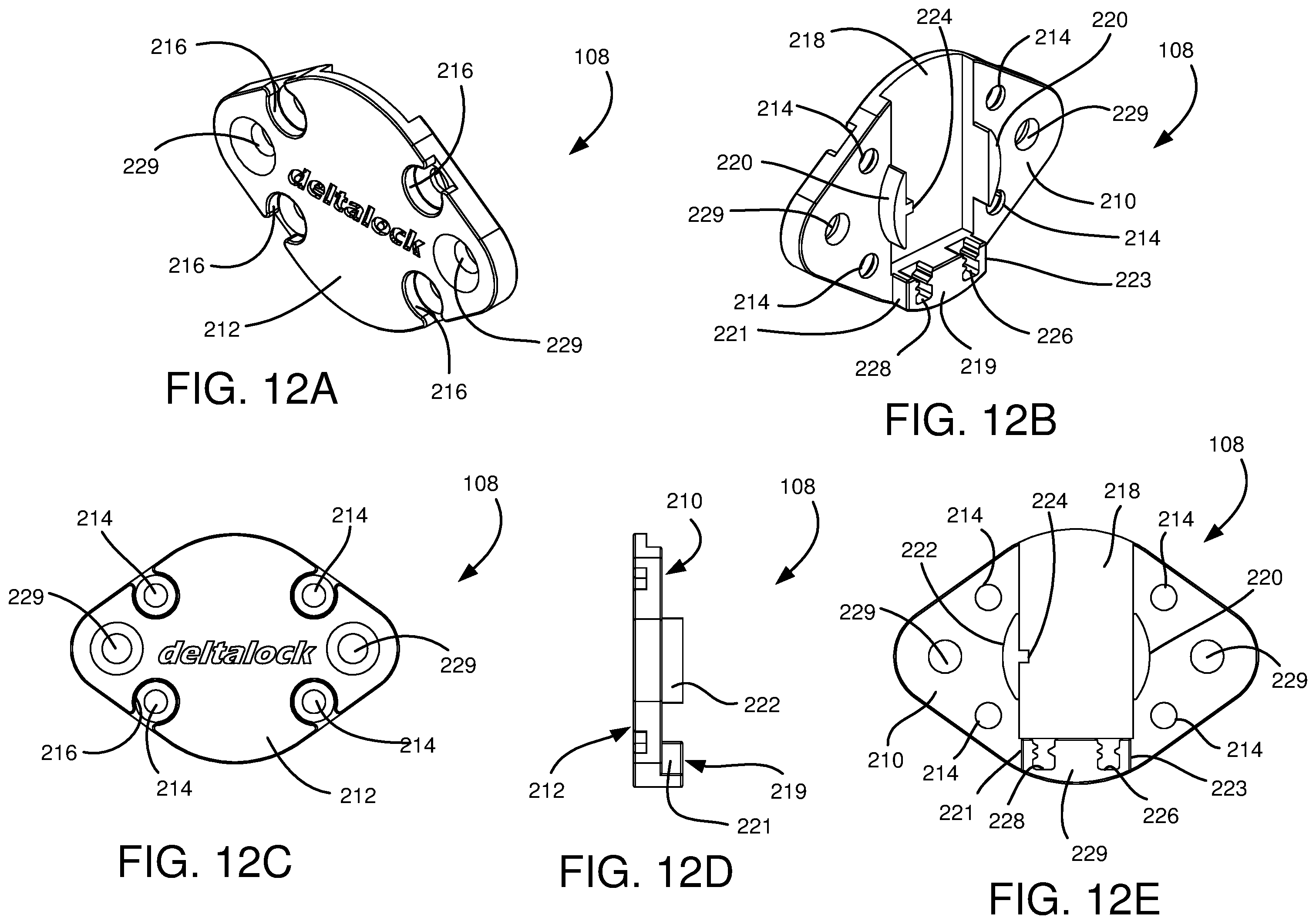 Patent US12359470 Figure 11 – Multi-axis latchbolt lock assembly