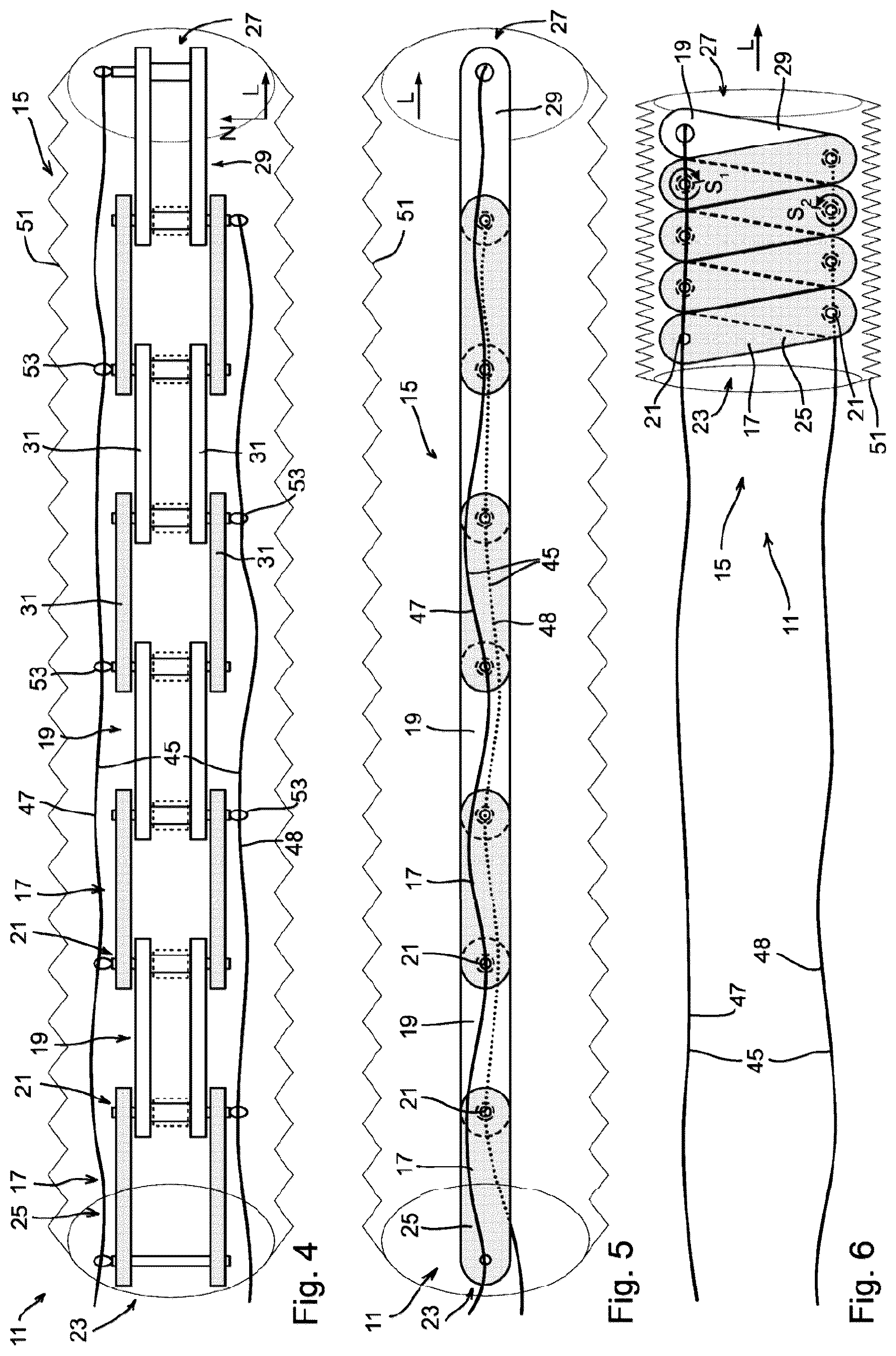 Patent US12359471 Figure 2 – Chain lock and chain for a chain lock