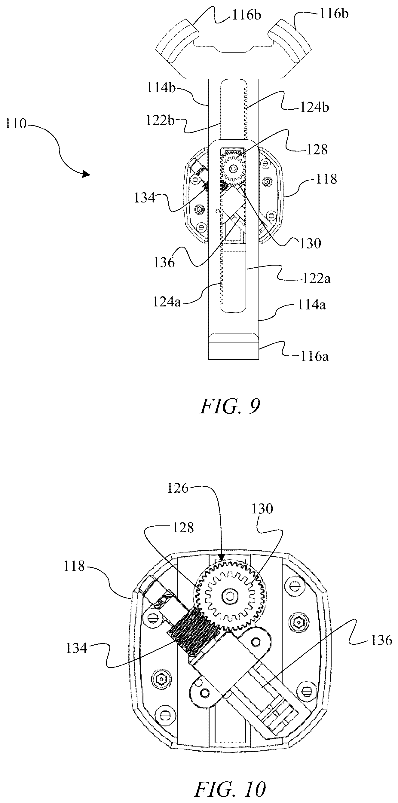 Patent US12359473 Figure 9 – Anti-theft device with electromechanically retractable locking arms