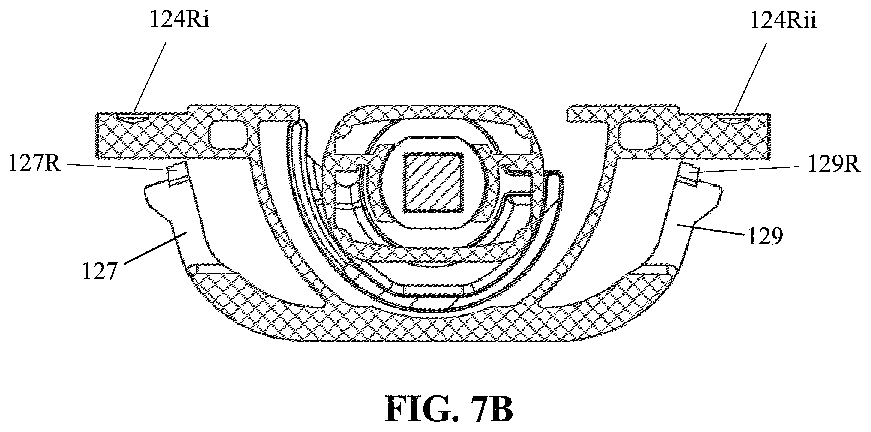 Patent US12359477 Figure 4 – Window sash lock configured for screwless snap-in installation onto a meeting rail