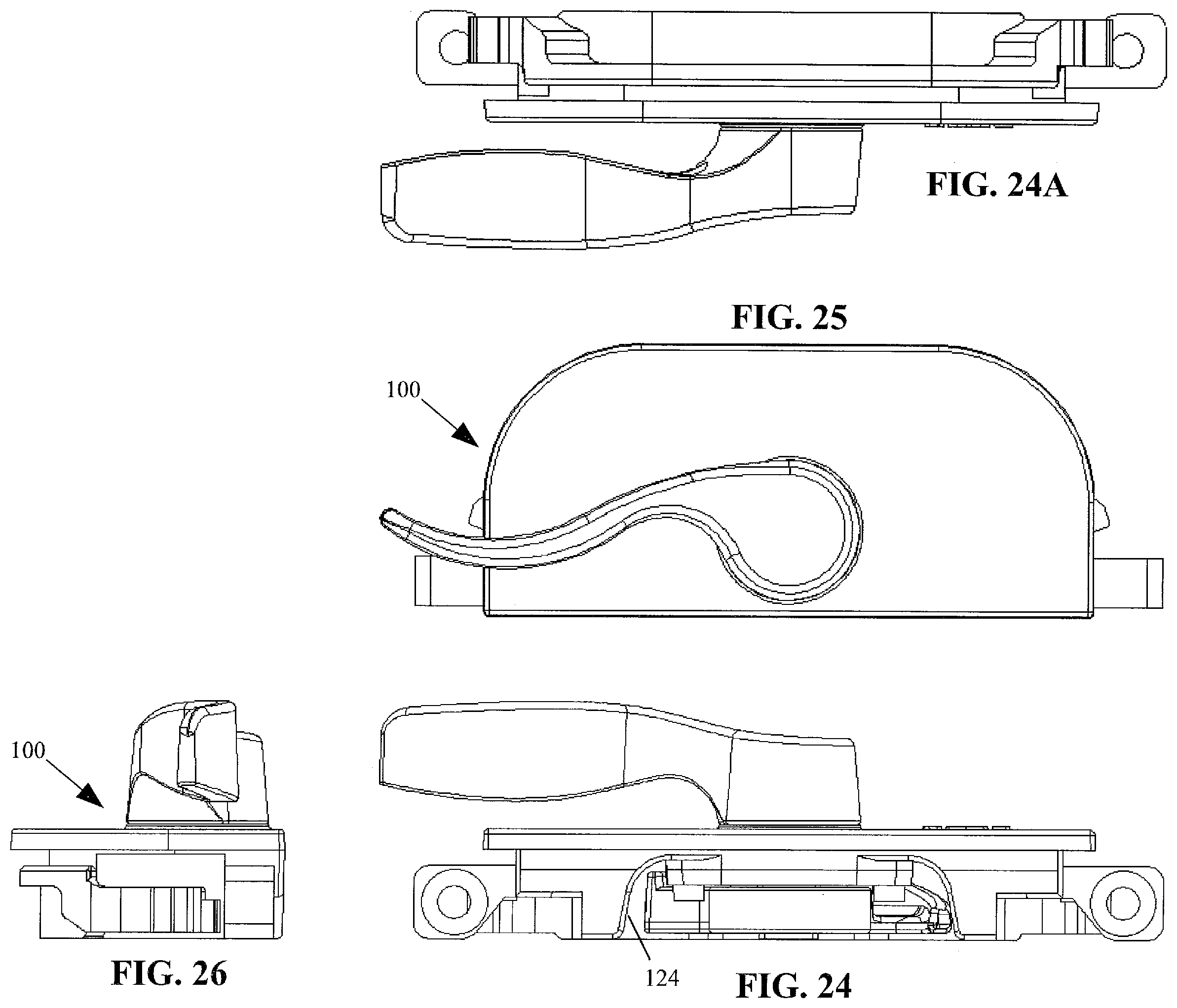 Patent US12359477 Figure 9 – Window sash lock configured for screwless snap-in installation onto a meeting rail