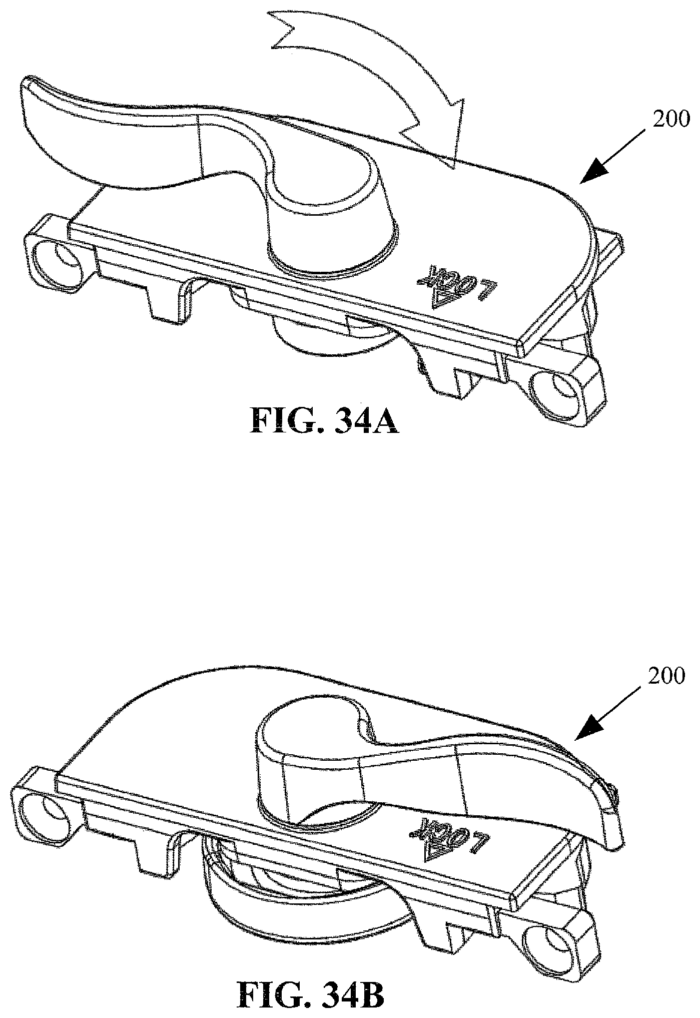 Patent US12359477 Figure 19 – Window sash lock configured for screwless snap-in installation onto a meeting rail
