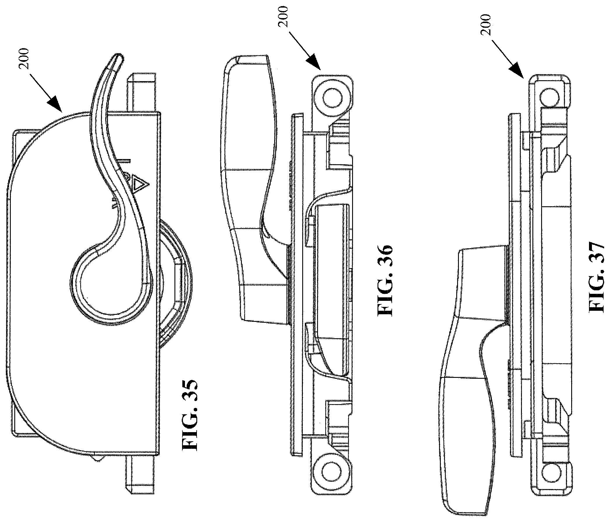 Patent US12359477 Figure 20 – Window sash lock configured for screwless snap-in installation onto a meeting rail
