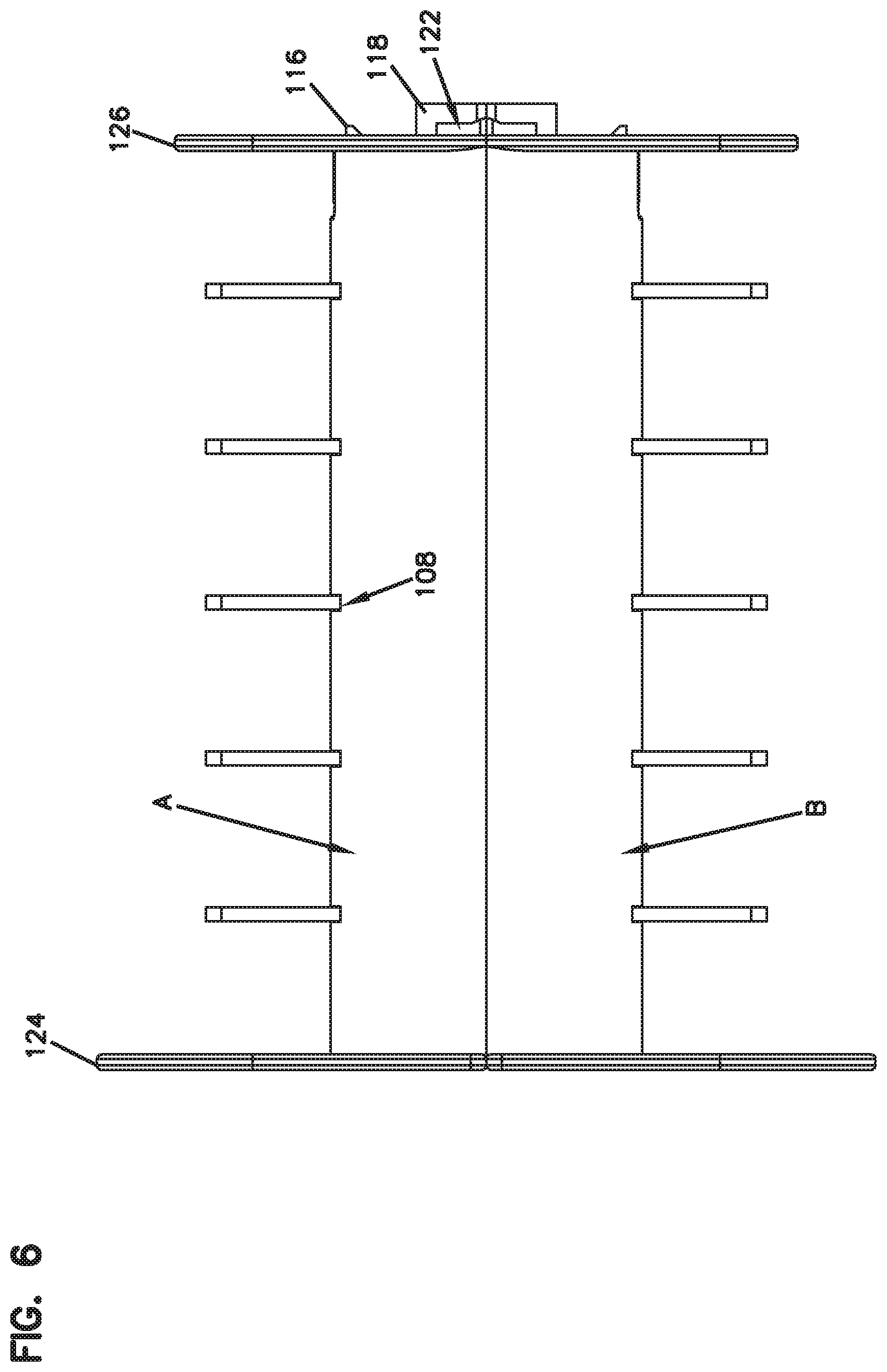Patent US12359478 Figure 4 – Cabinet including door locking indicator