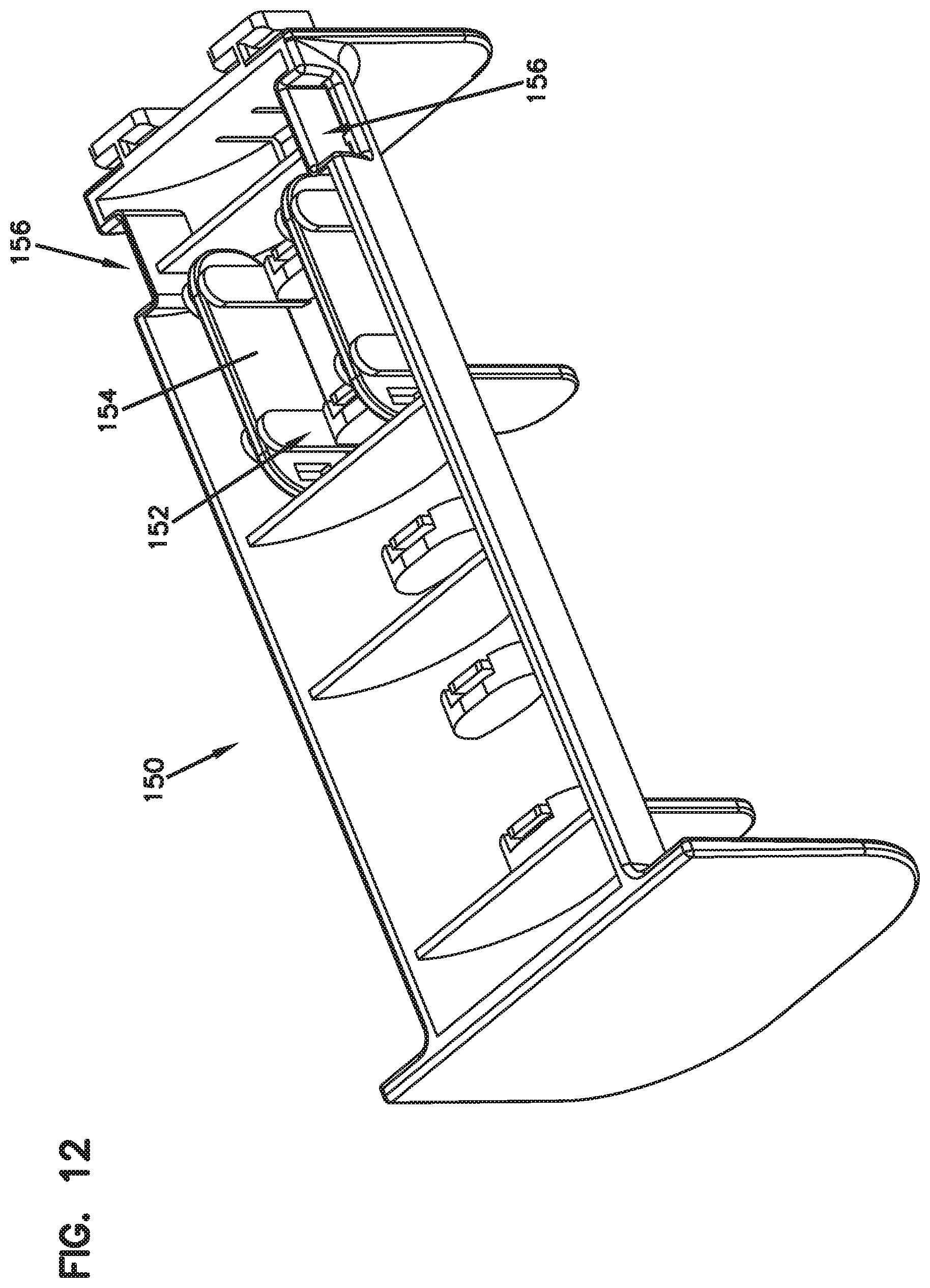 Patent US12359478 Figure 10 – Cabinet including door locking indicator