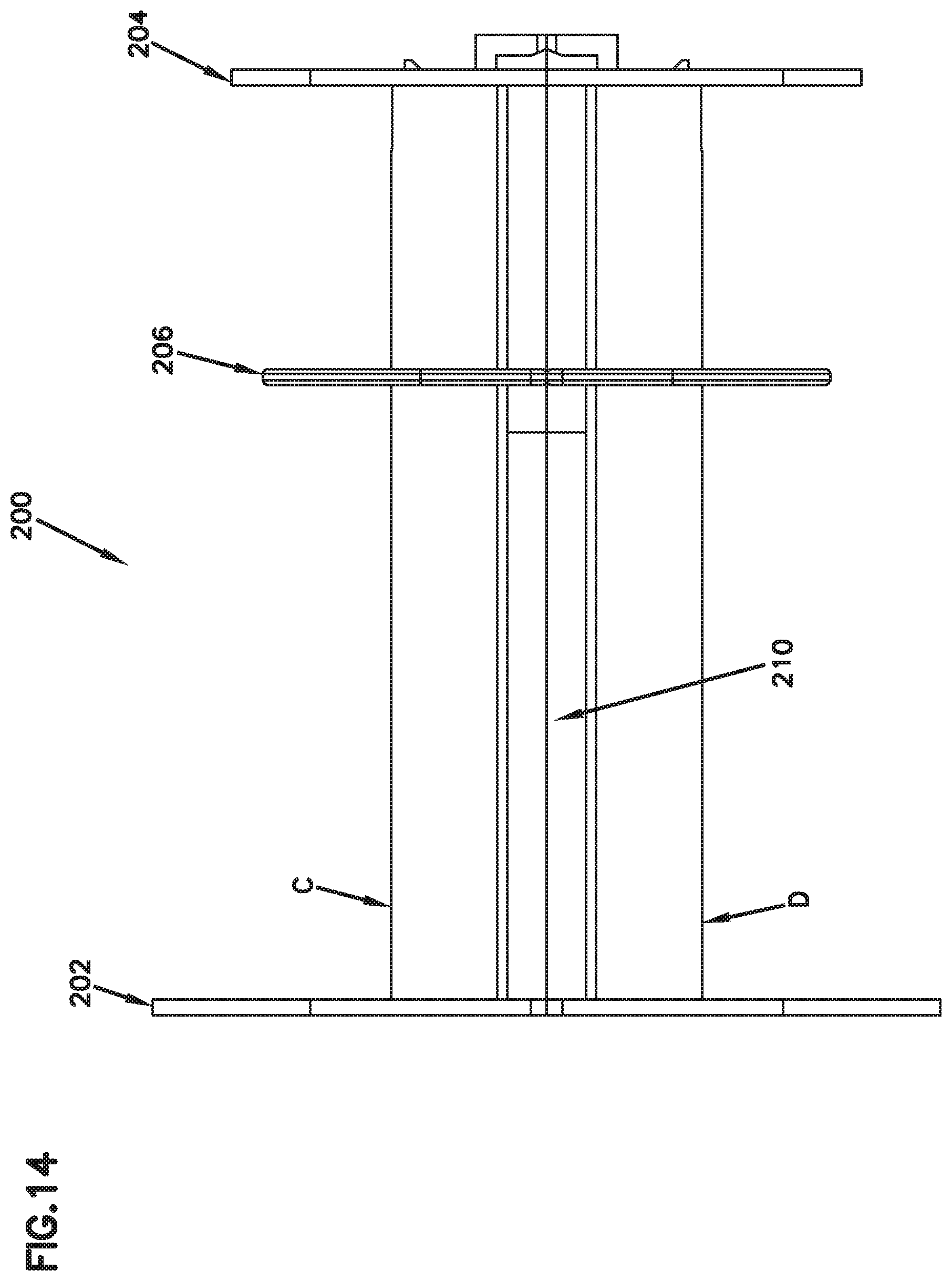 Patent US12359478 Figure 12 – Cabinet including door locking indicator