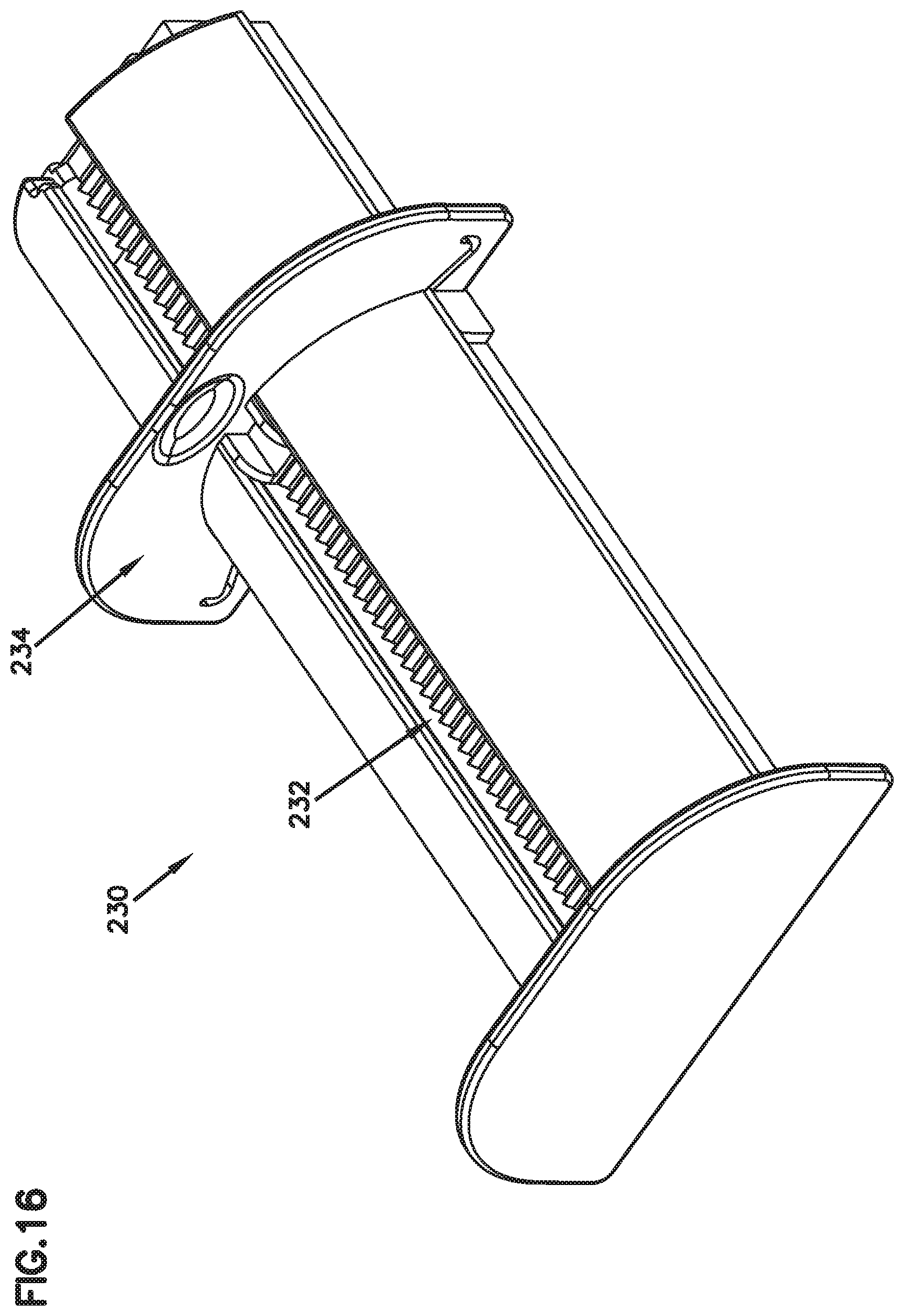 Patent US12359478 Figure 14 – Cabinet including door locking indicator