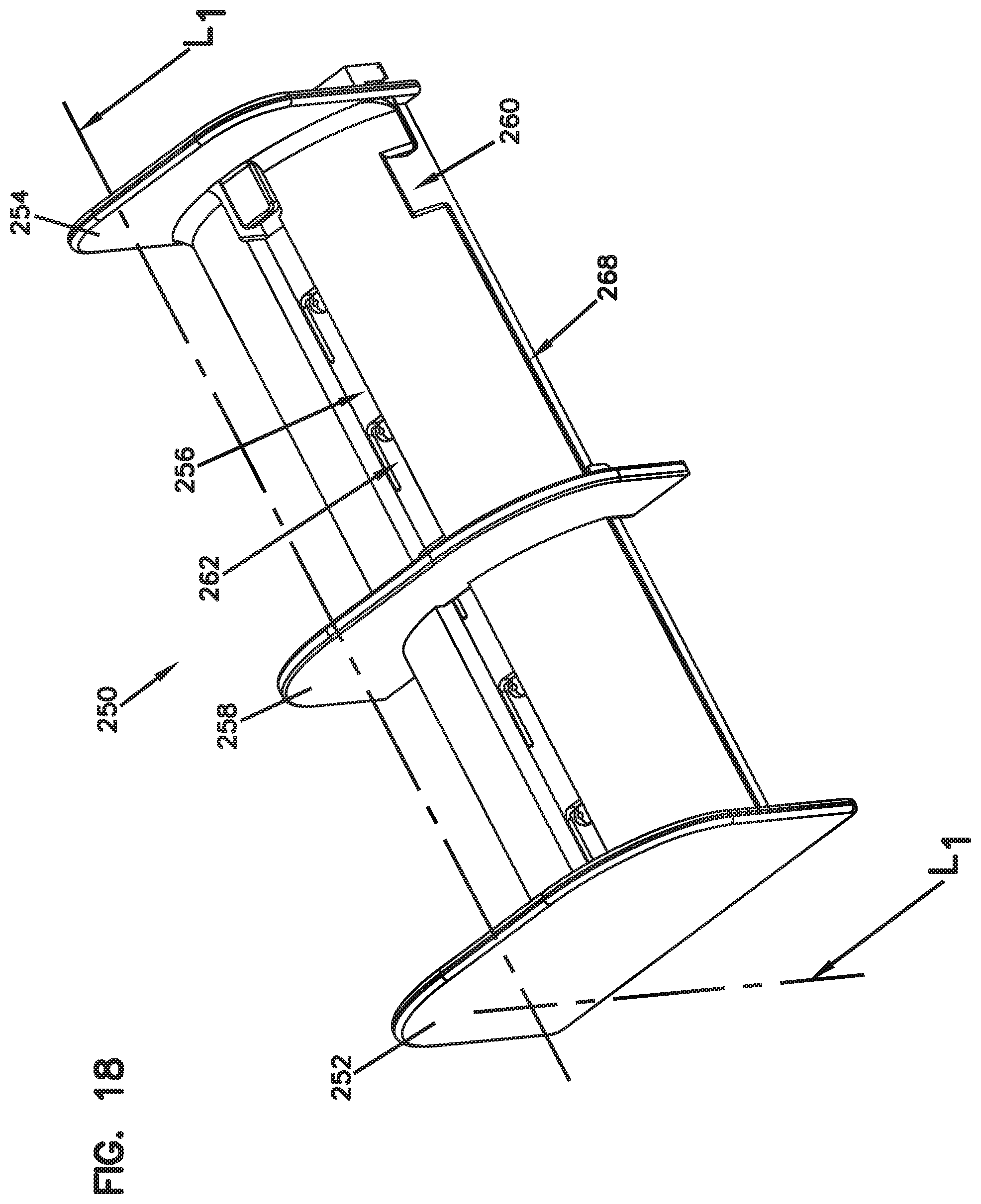 Patent US12359478 Figure 16 – Cabinet including door locking indicator