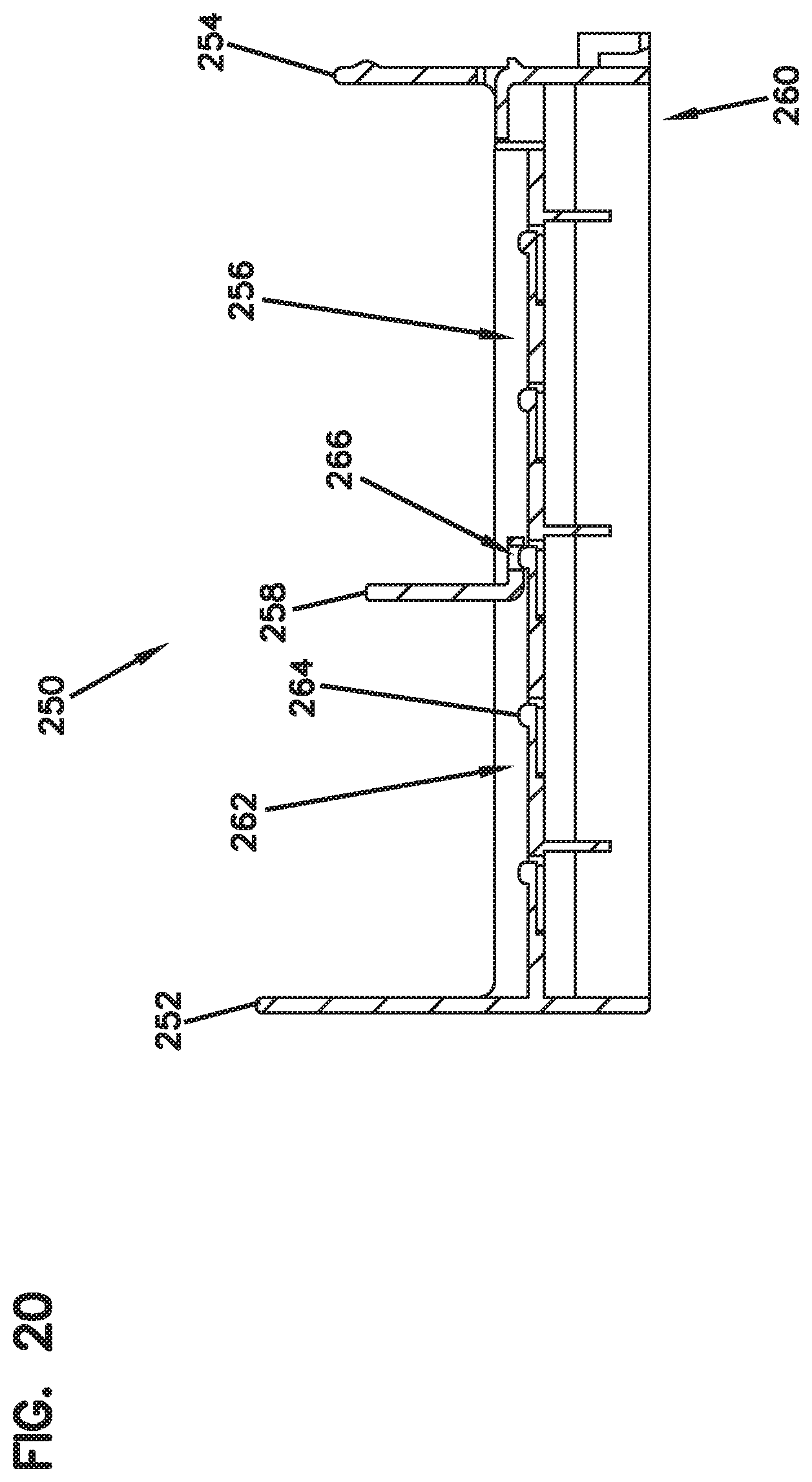 Patent US12359478 Figure 18 – Cabinet including door locking indicator