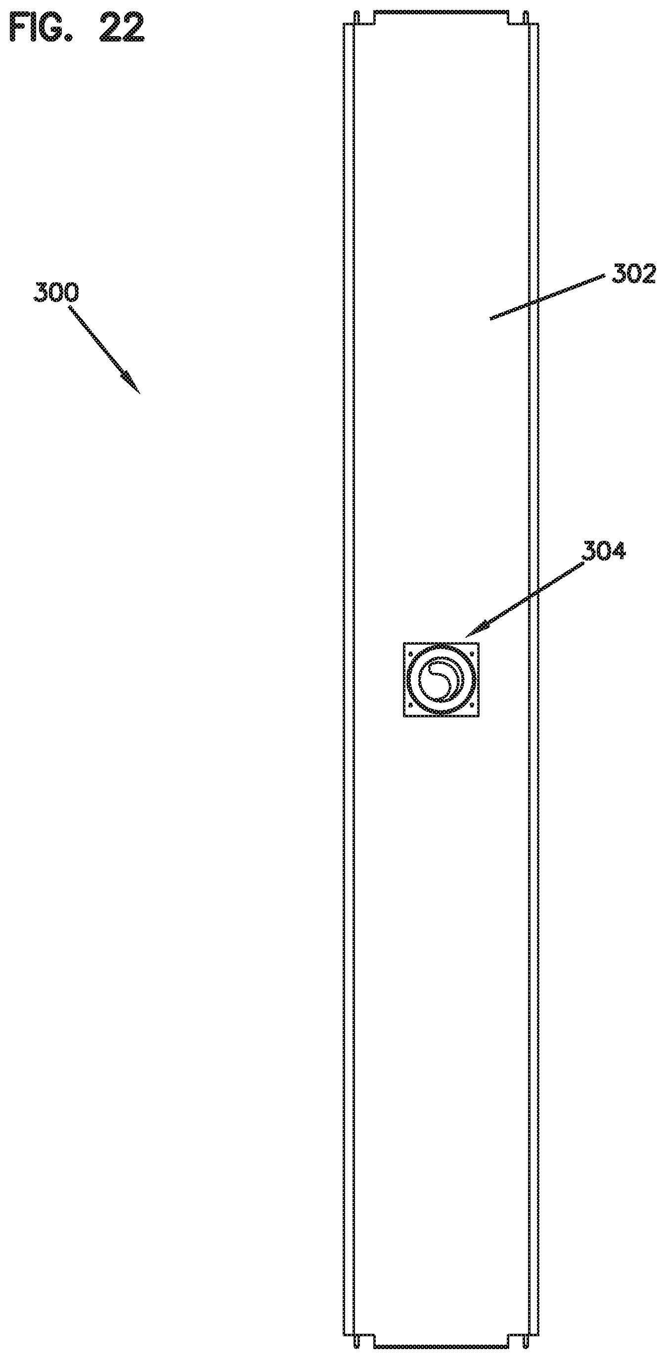 Patent US12359478 Figure 20 – Cabinet including door locking indicator
