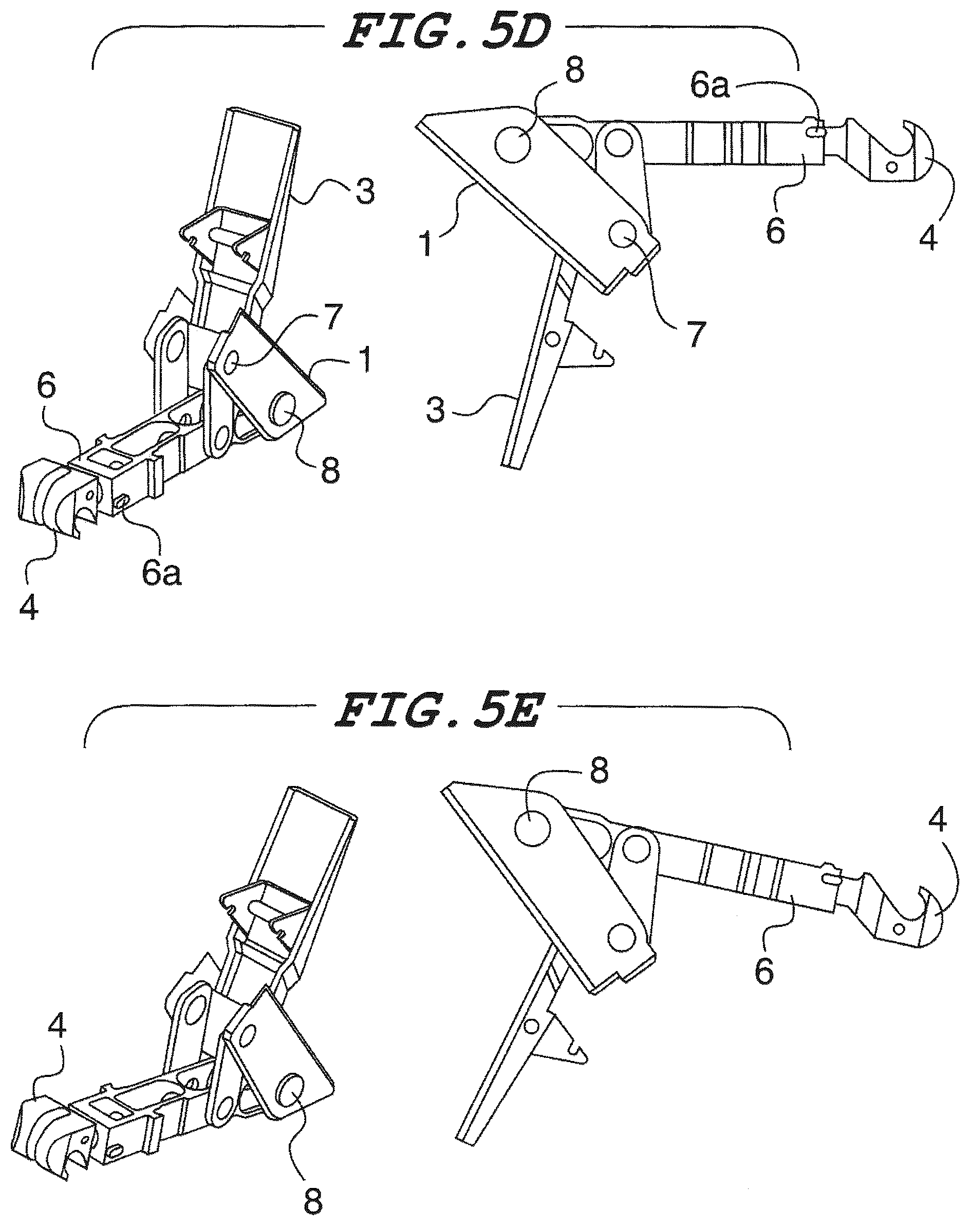 Patent US12359479 Figure 5 – Hook latch with adjustable throw