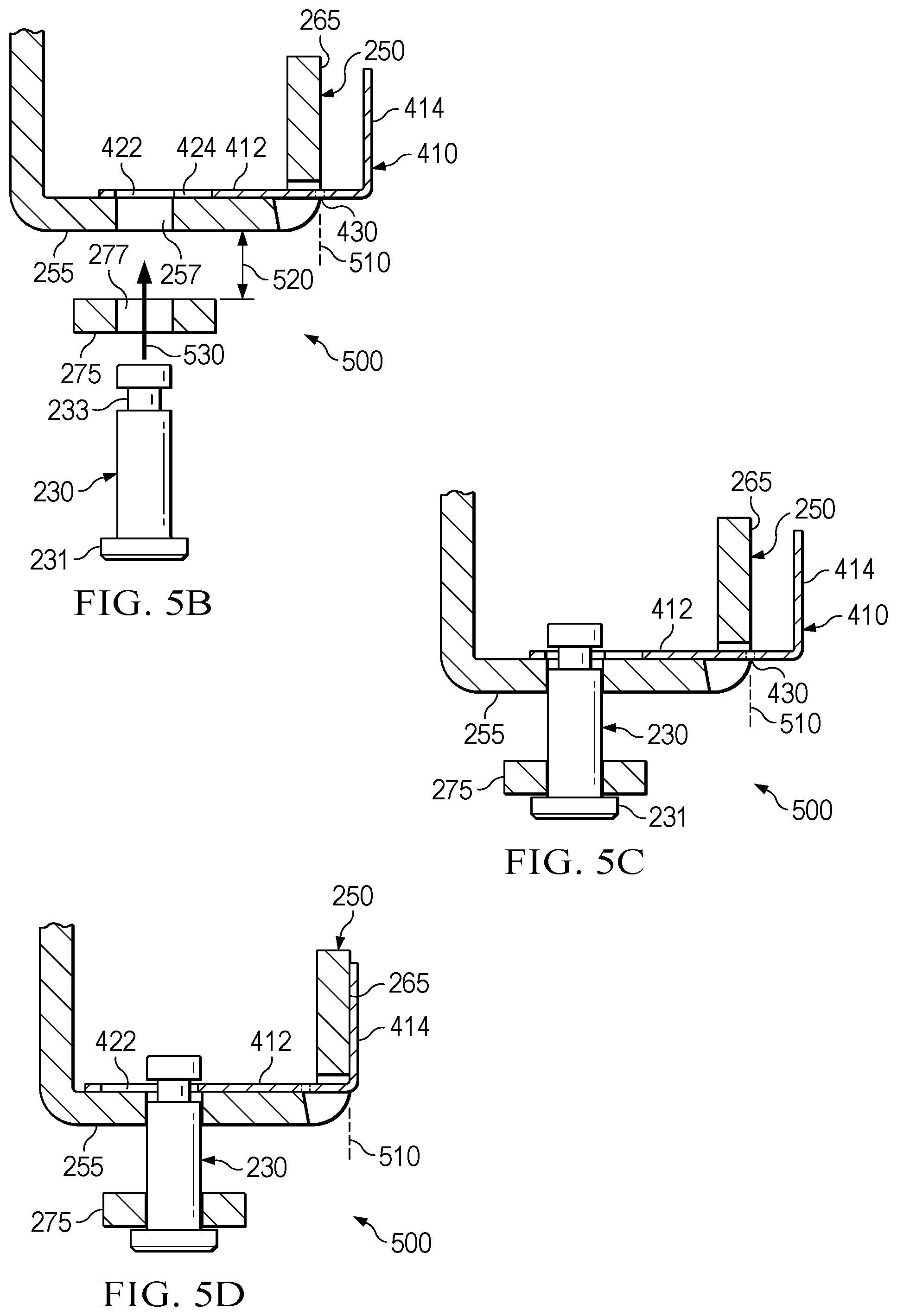 Patent US12359481 Figure 6 – Anchor system for a bracket of a movable barrier