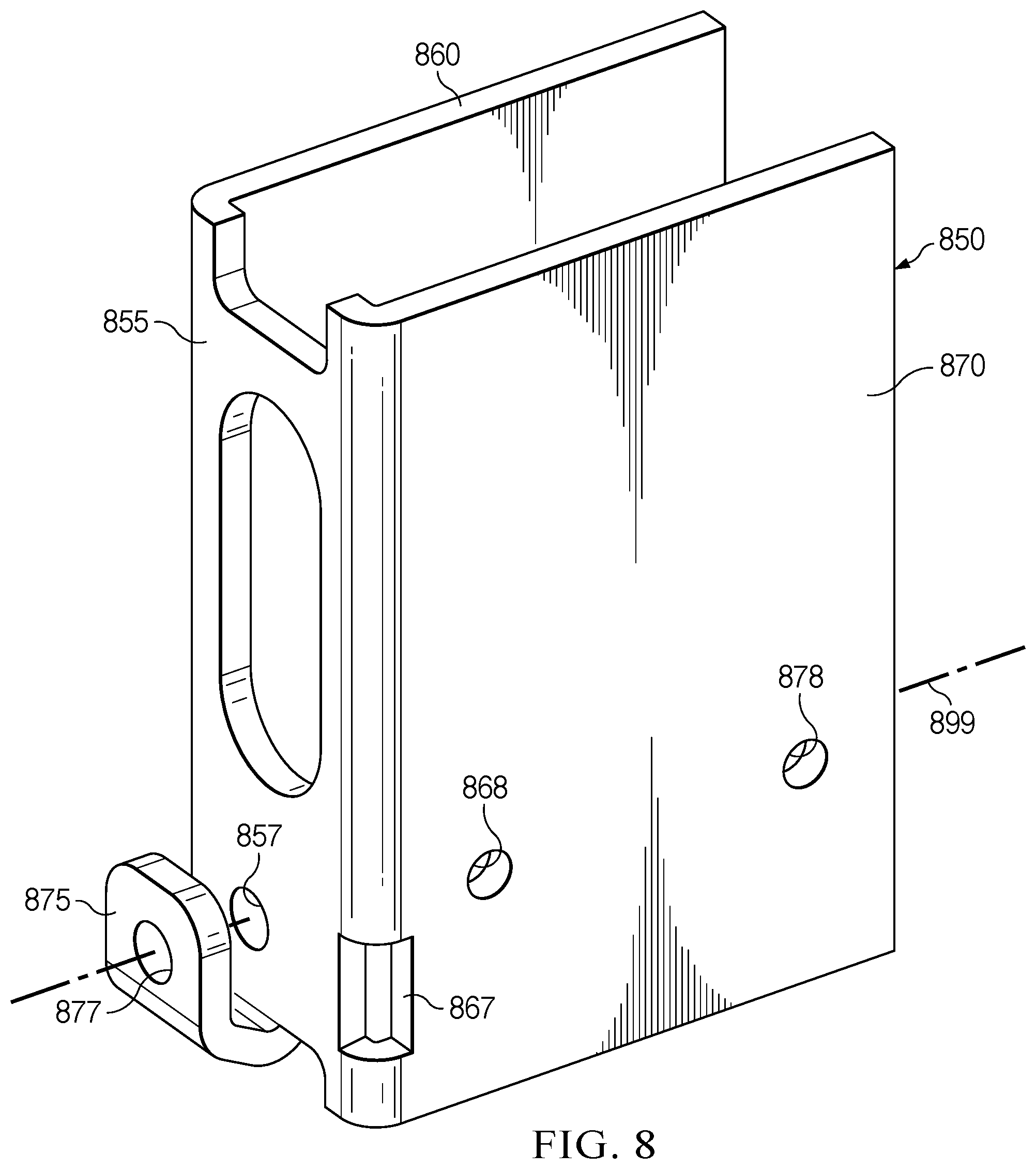 Patent US12359481 Figure 9 – Anchor system for a bracket of a movable barrier