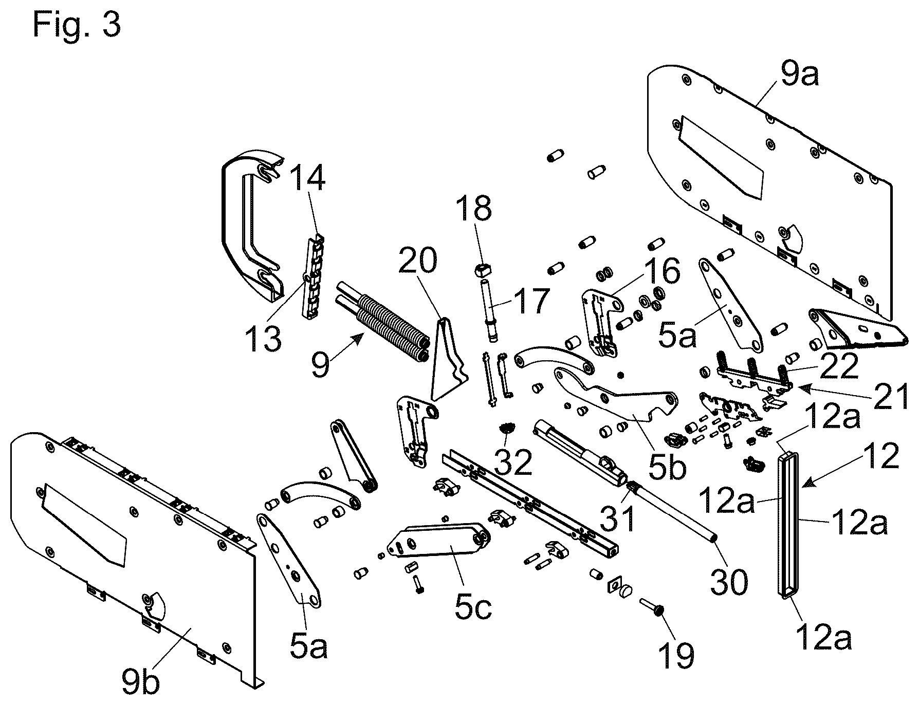 Patent US12359482 Figure 3 – Furniture drive