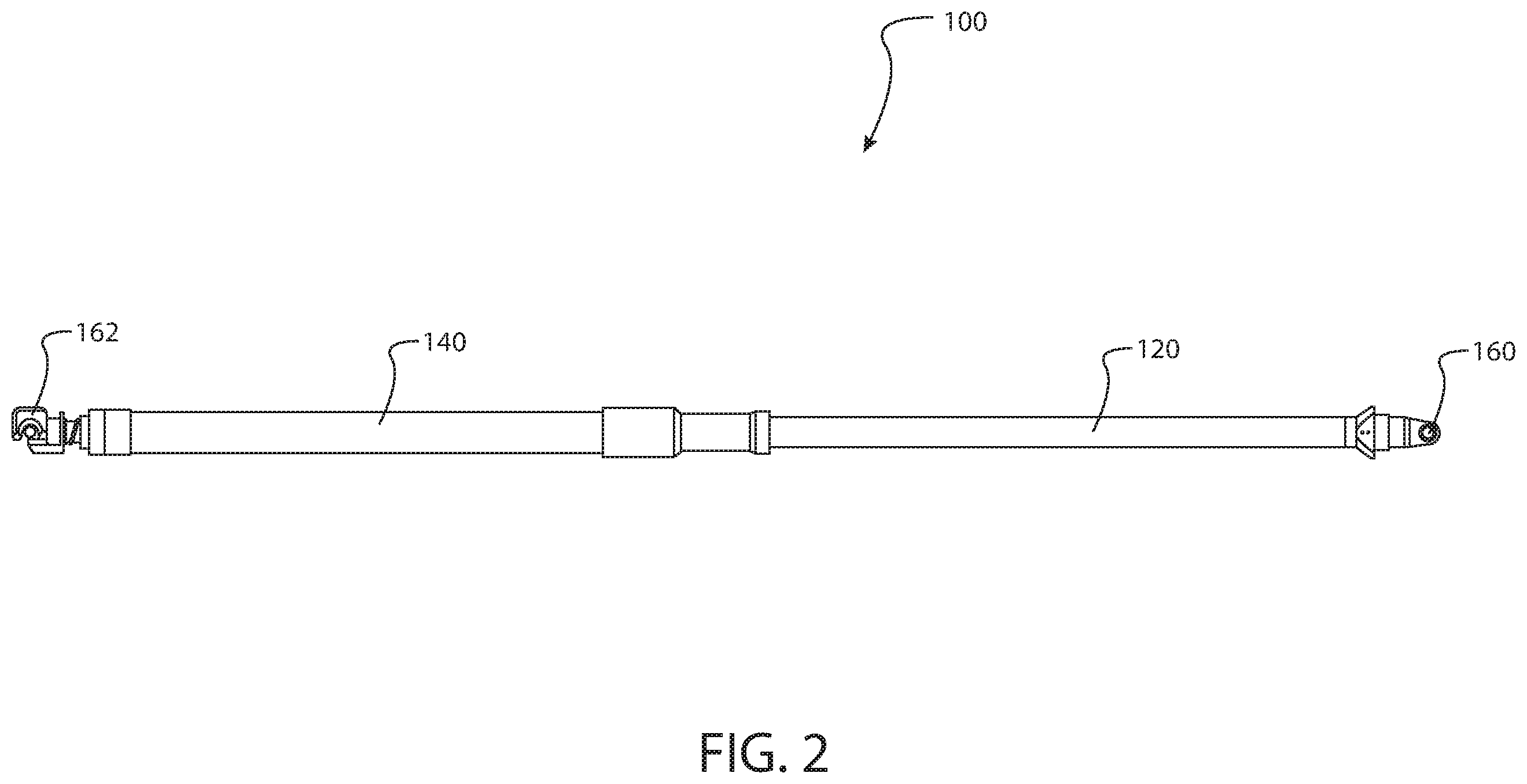 Patent US12359486 Figure 2 – Retention device for a hold open rod