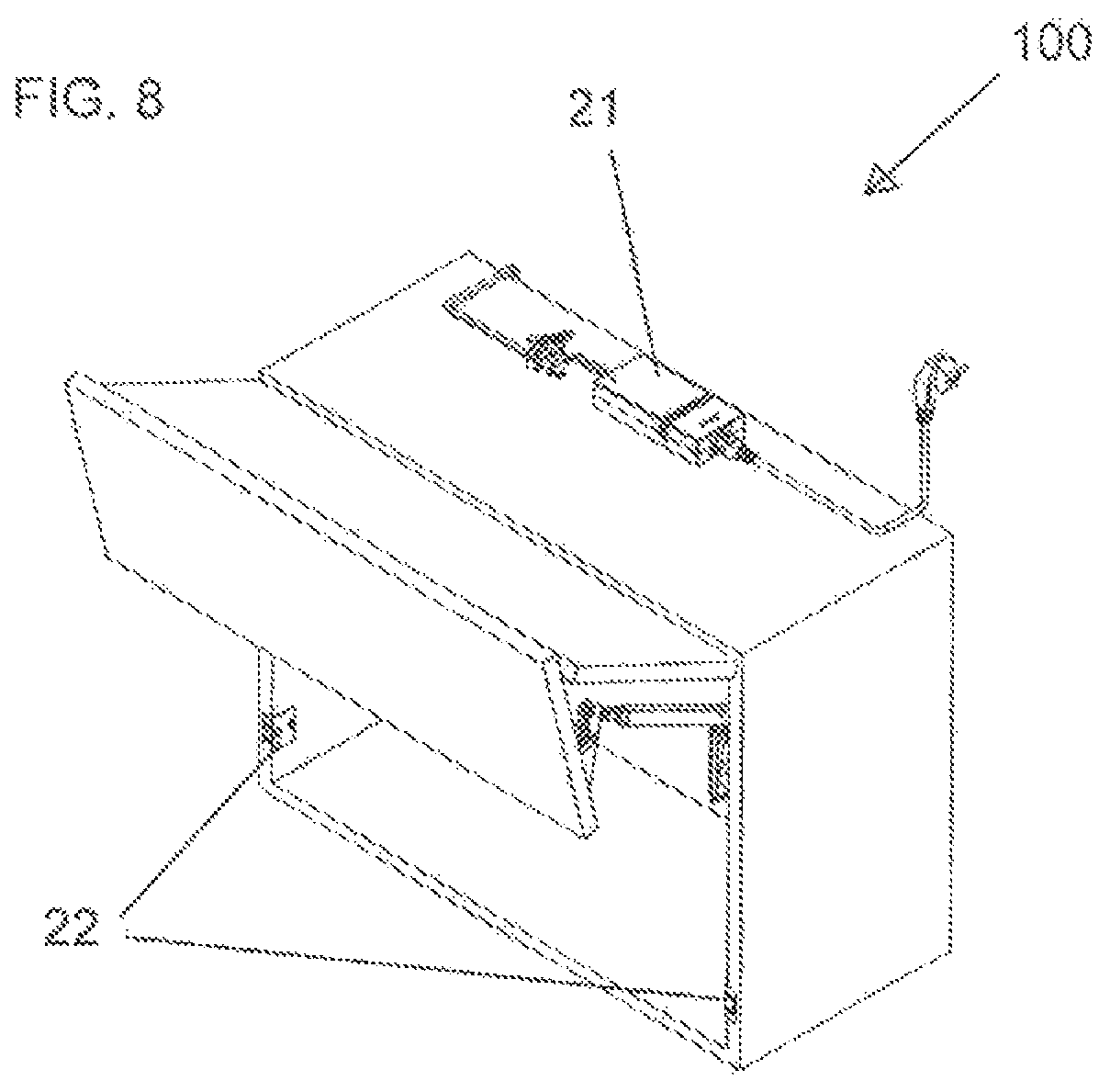 Patent US12359489 Figure 9 – Furniture drive system for a movable furniture part