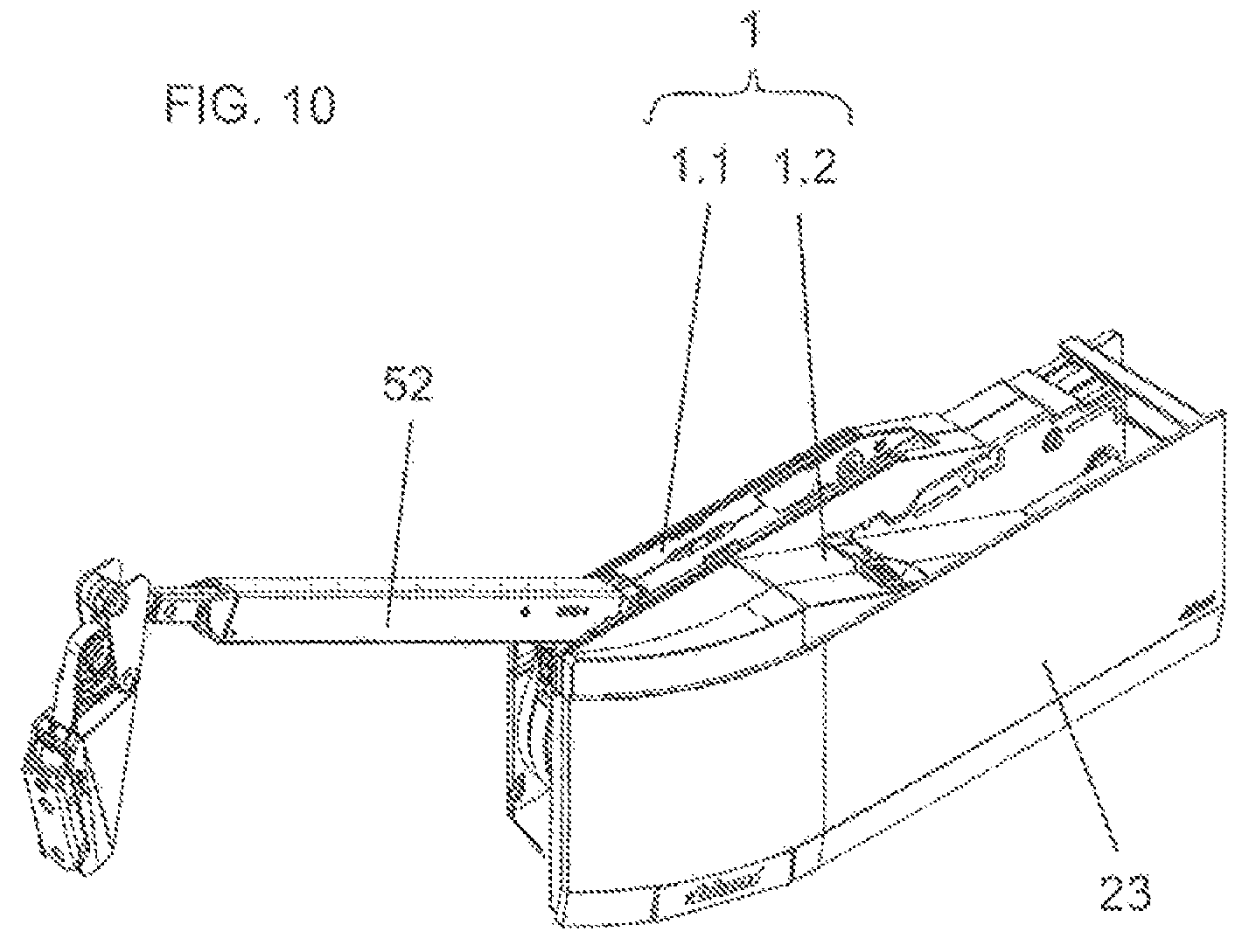 Patent US12359489 Figure 11 – Furniture drive system for a movable furniture part