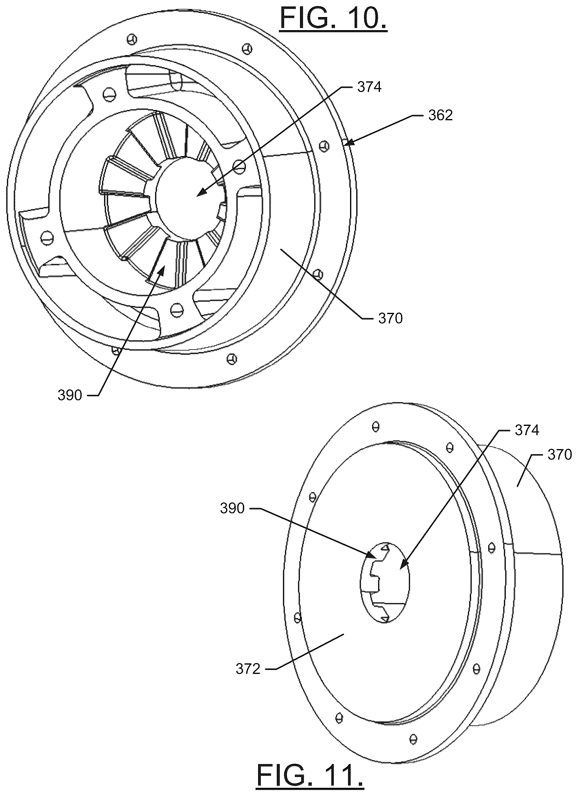 Patent US12359491 Figure 8 – Cam release system for jackshaft conversion from a ceiling garage door opener