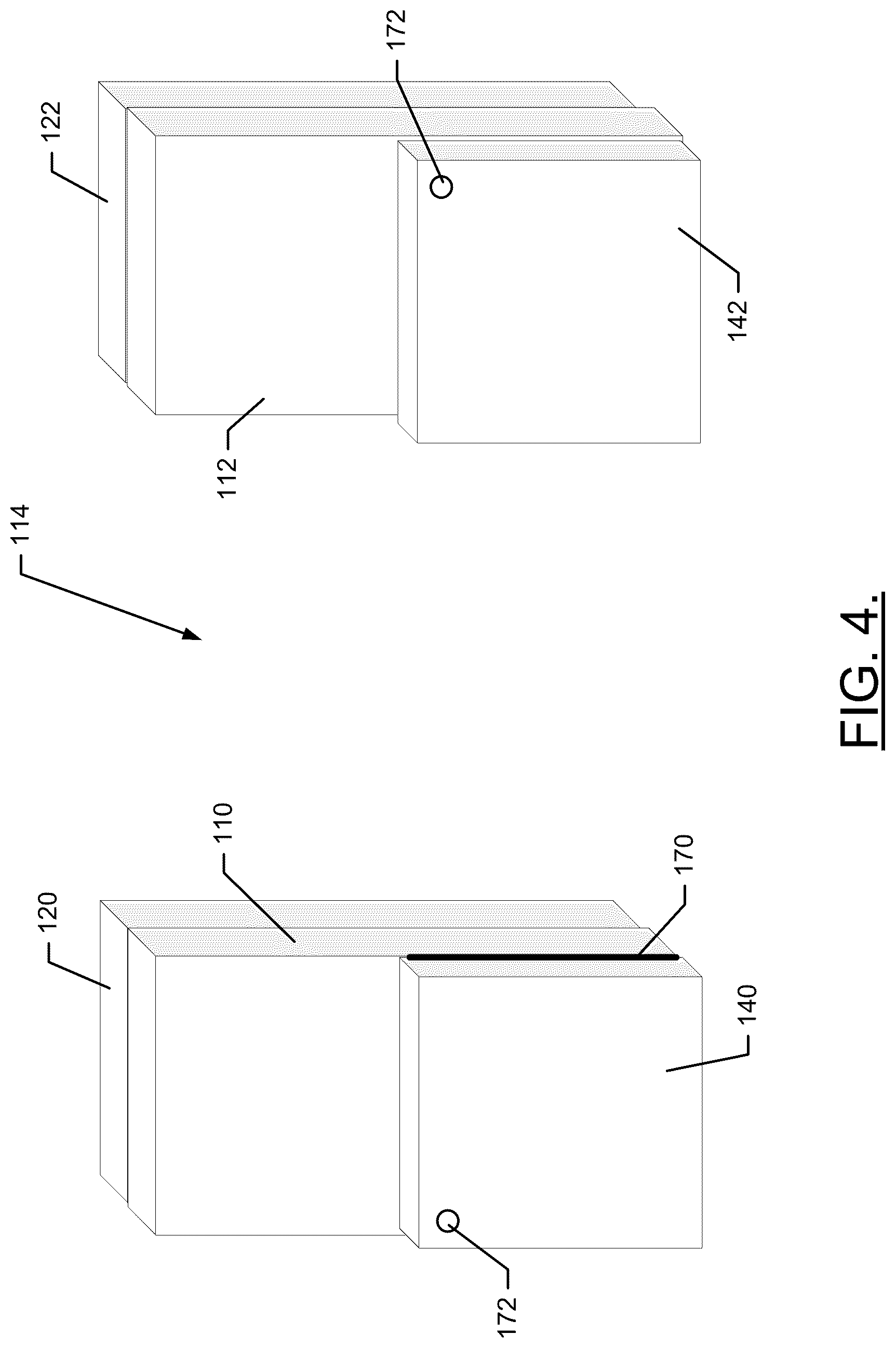 Patent US12359494 Figure 4 – Automatic door with a hinged swinging partial door