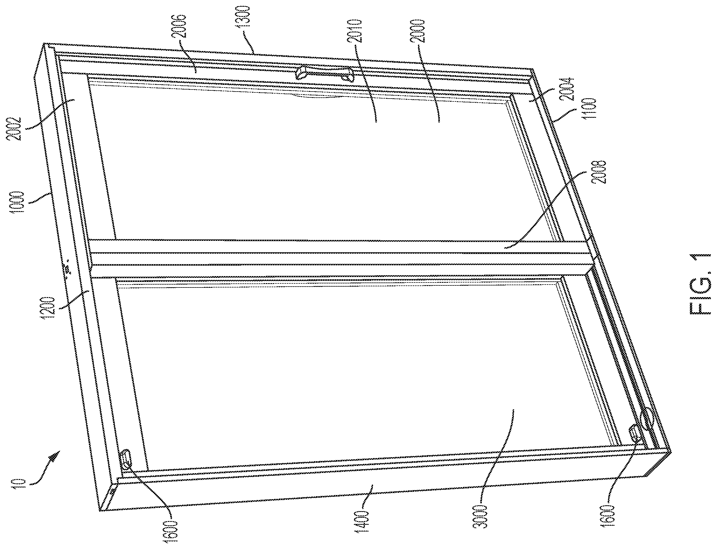 Patent US12359495 Figure 1 – Slide and pivot fenestration unit
