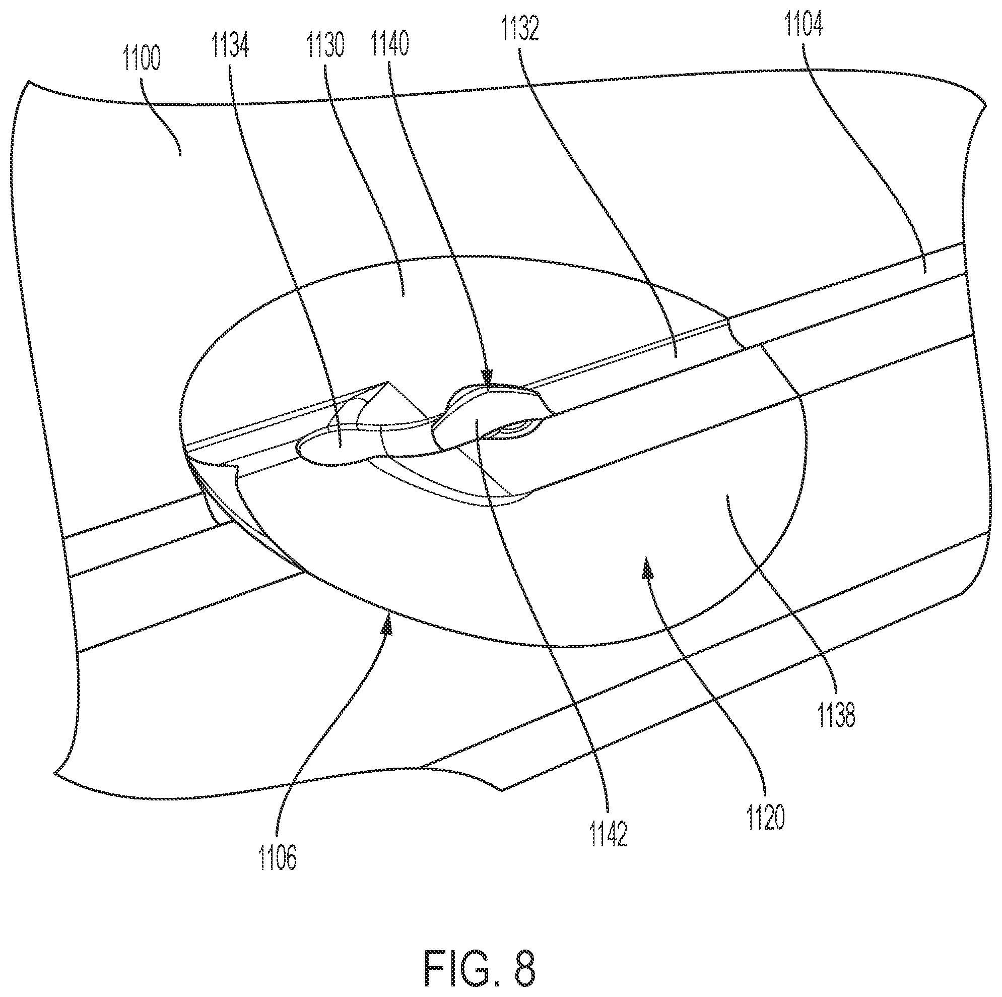 Patent US12359495 Figure 8 – Slide and pivot fenestration unit