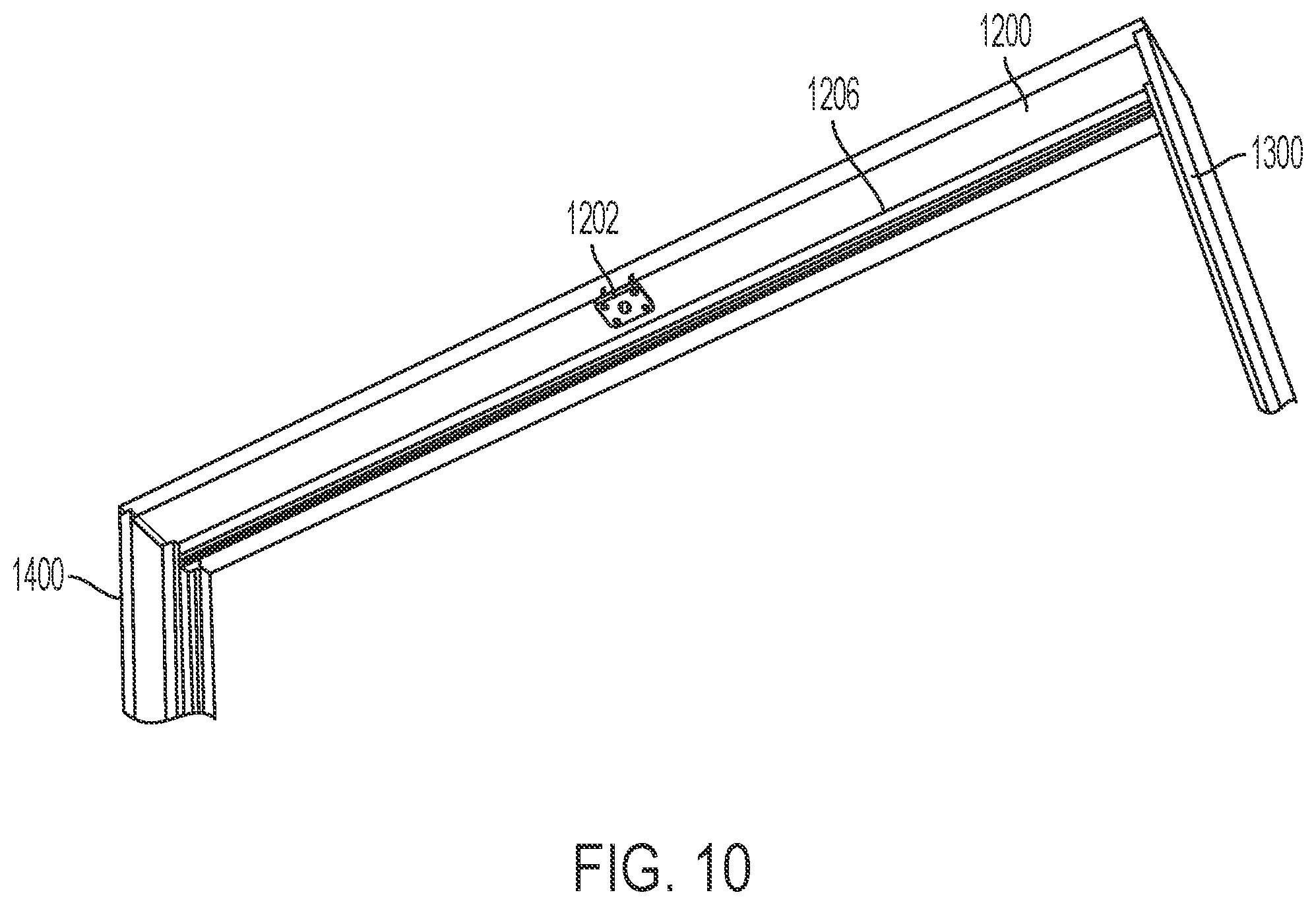 Patent US12359495 Figure 10 – Slide and pivot fenestration unit