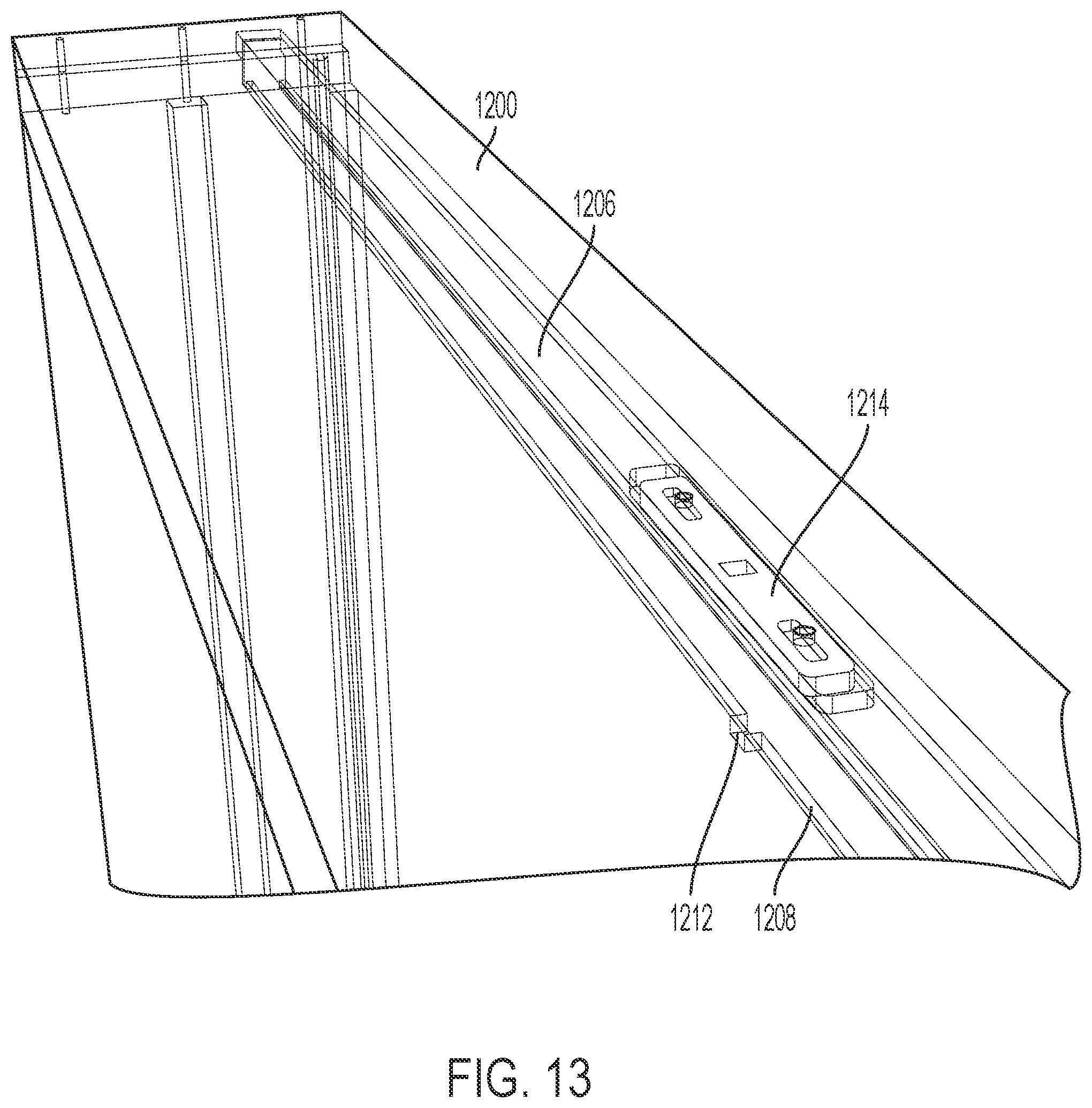 Patent US12359495 Figure 13 – Slide and pivot fenestration unit