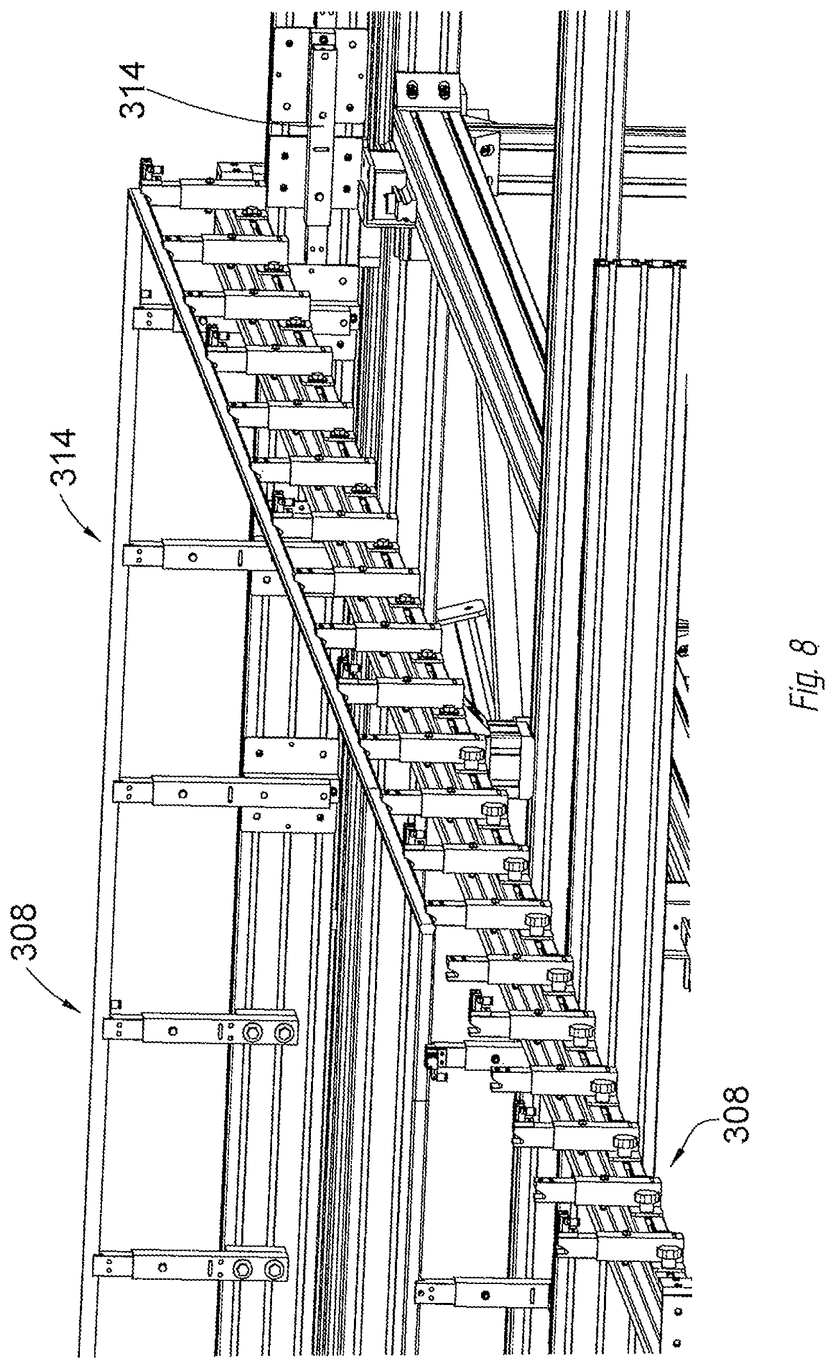 Patent US12359496 Figure 8 – Method and device for manufacturing and applying a rigid spacer frame to an insulating glass