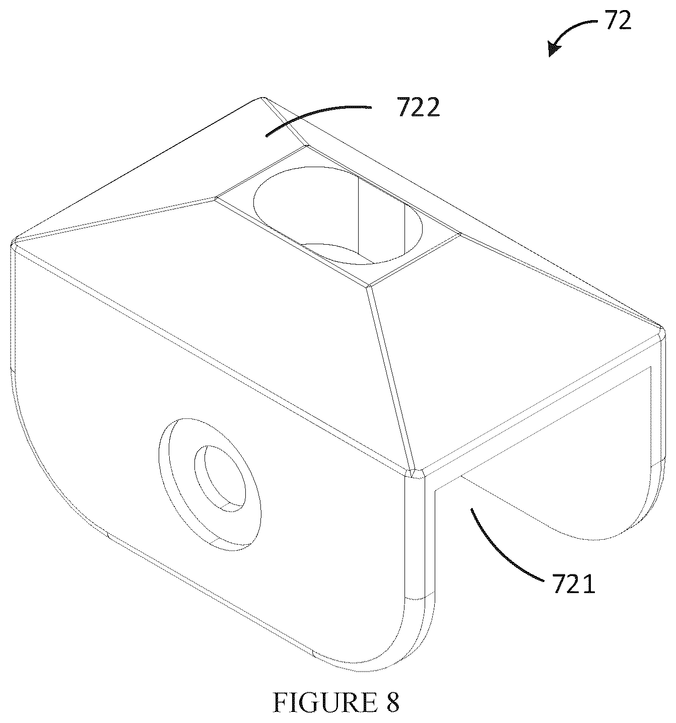 Patent US12359497 Figure 6 – Barrier system with independent fence and gate modules
