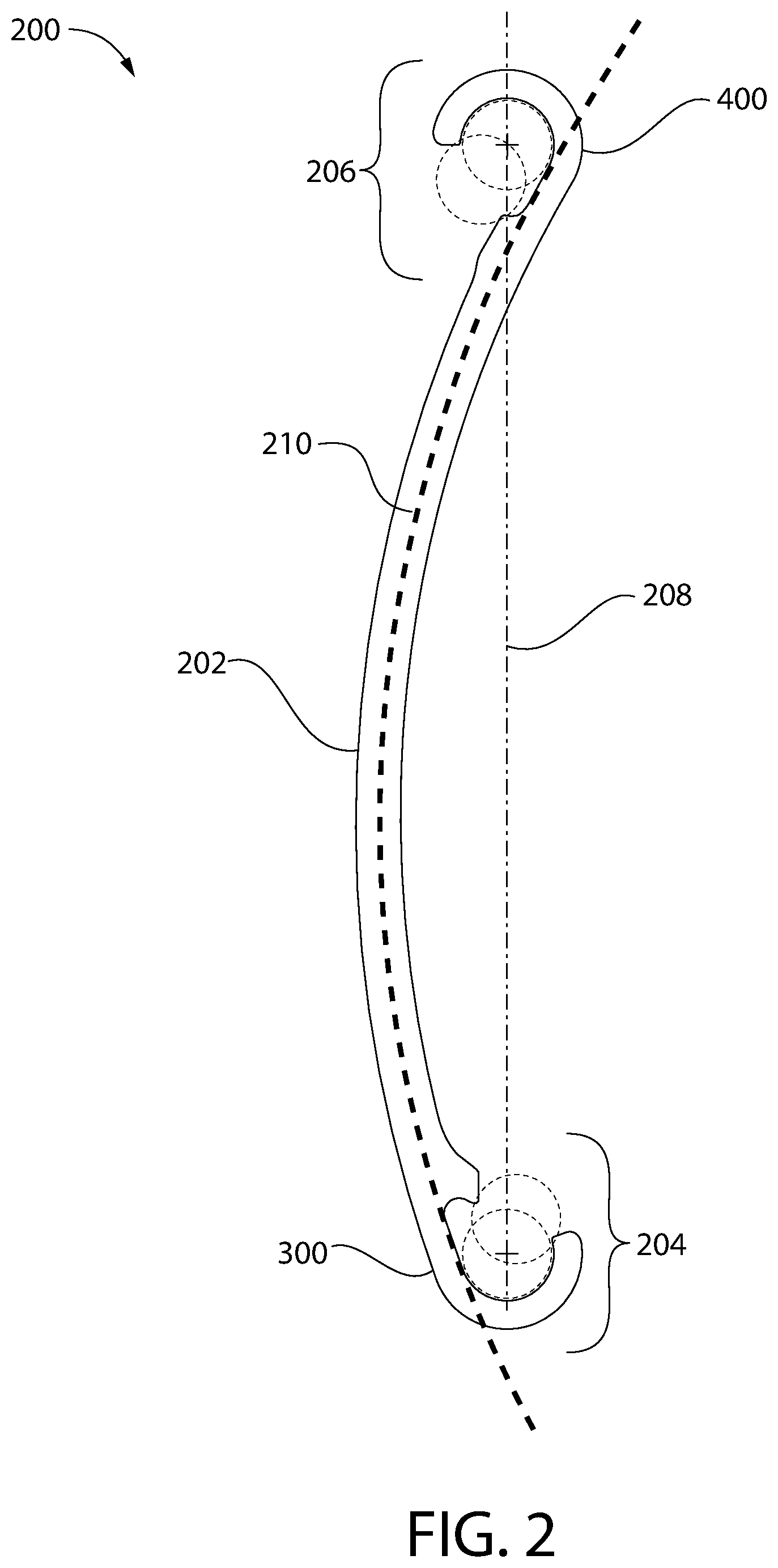 Patent US12359500 Figure 2 – Replacement link for a rolling grill enclosure and method thereof