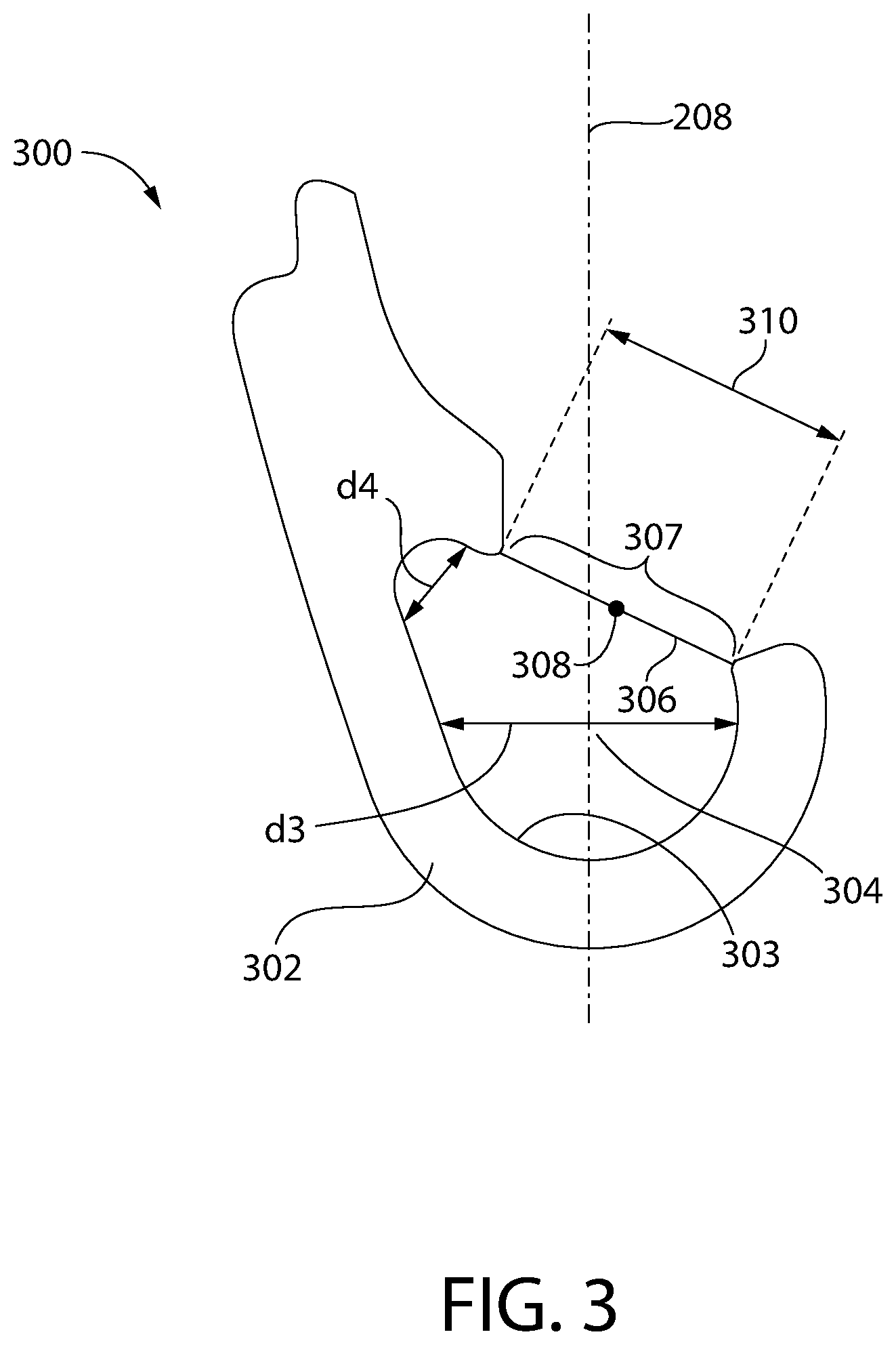 Patent US12359500 Figure 3 – Replacement link for a rolling grill enclosure and method thereof