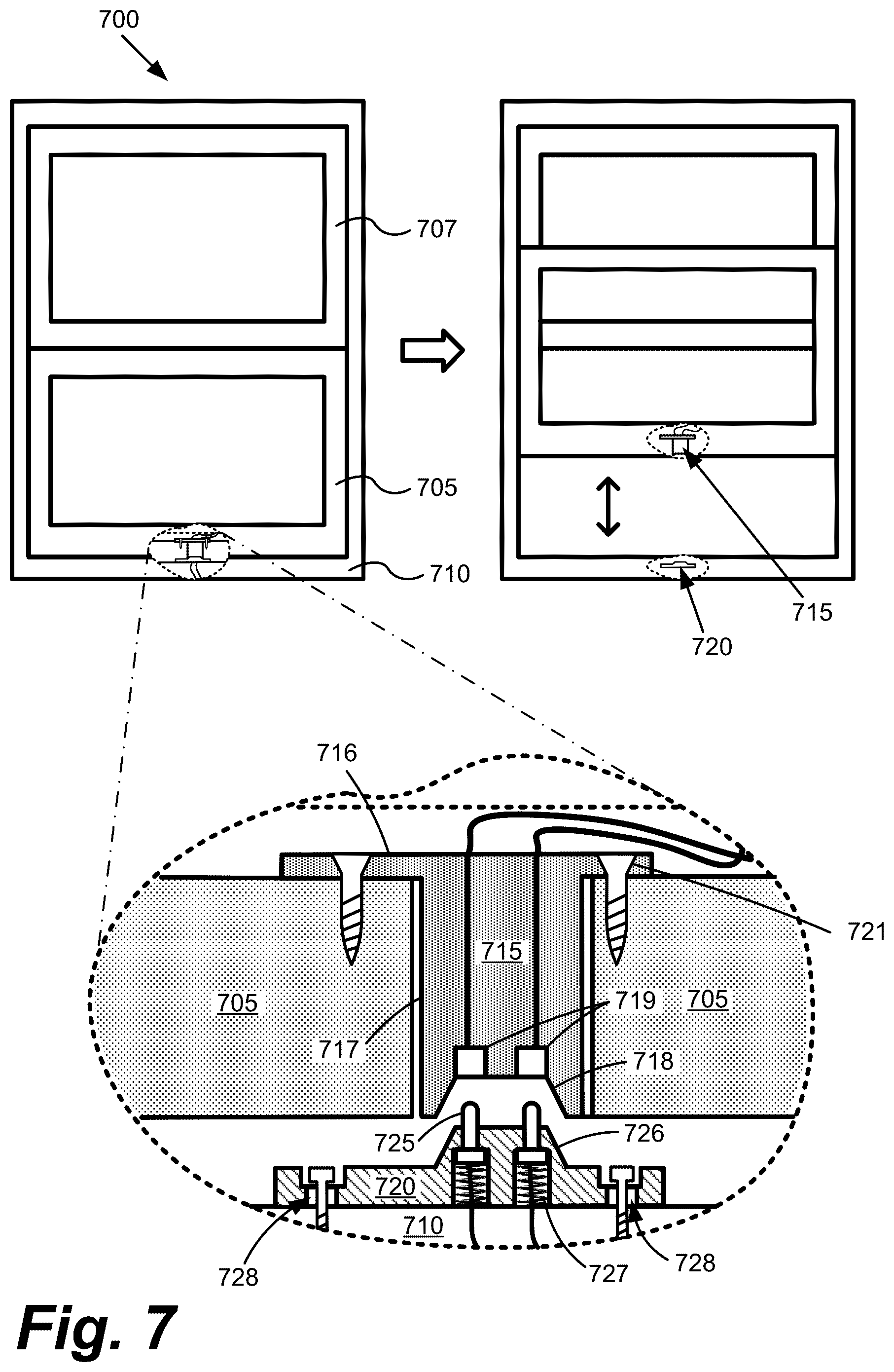 Patent US12359501 Figure 9 – Connectors for smart windows