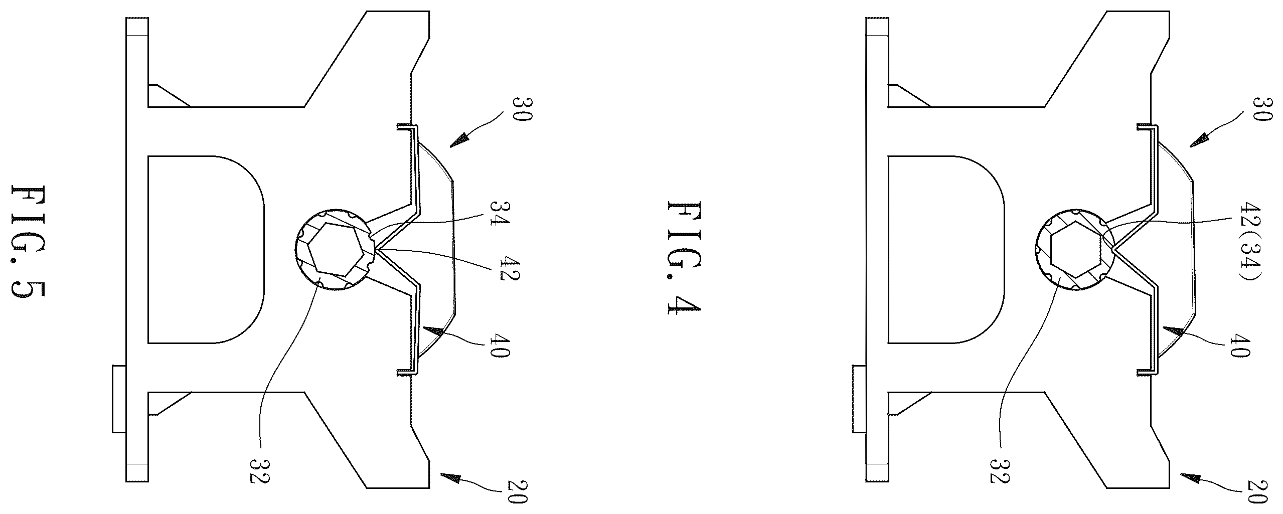 Patent US12359502 Figure 4 – Ladder rope retaining device for venetian blind
