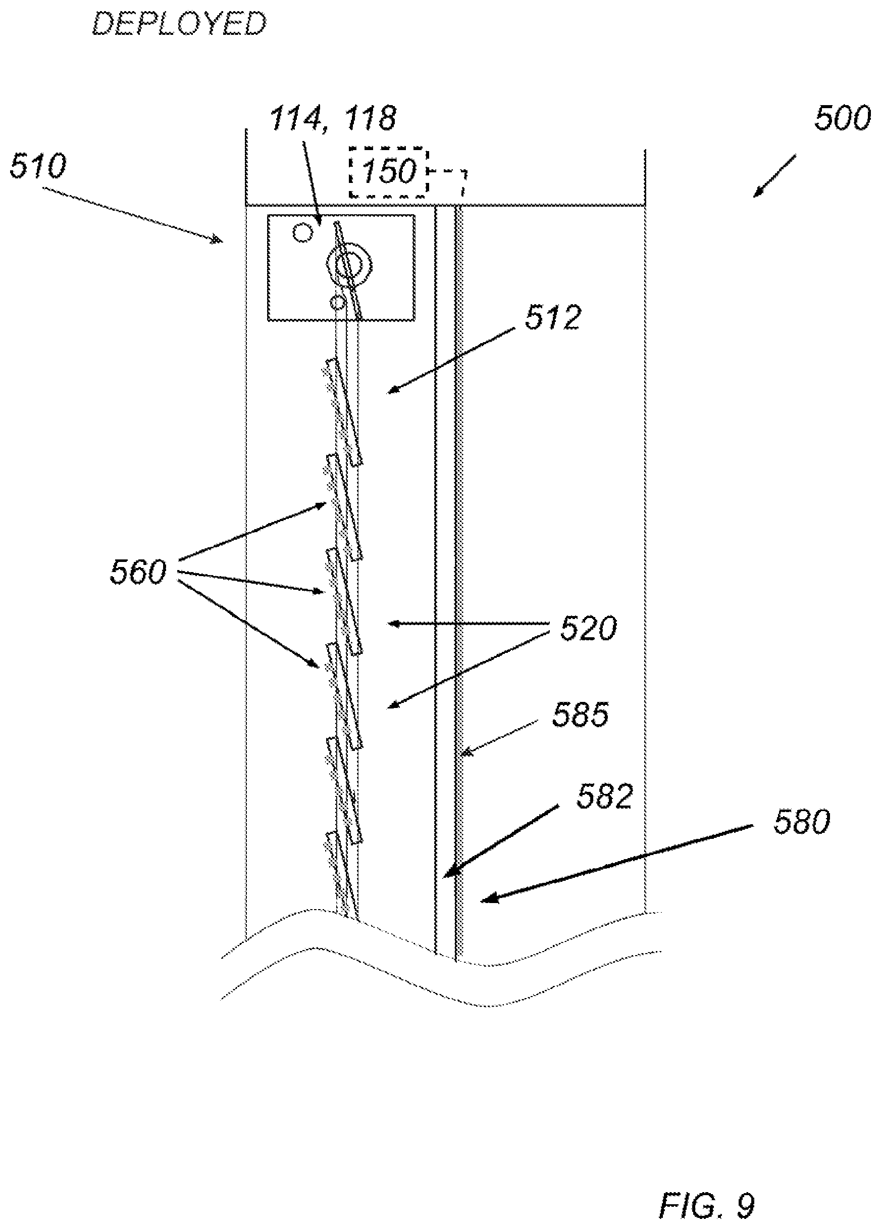 Patent US12359503 Figure 9 – Solar window blind systems
