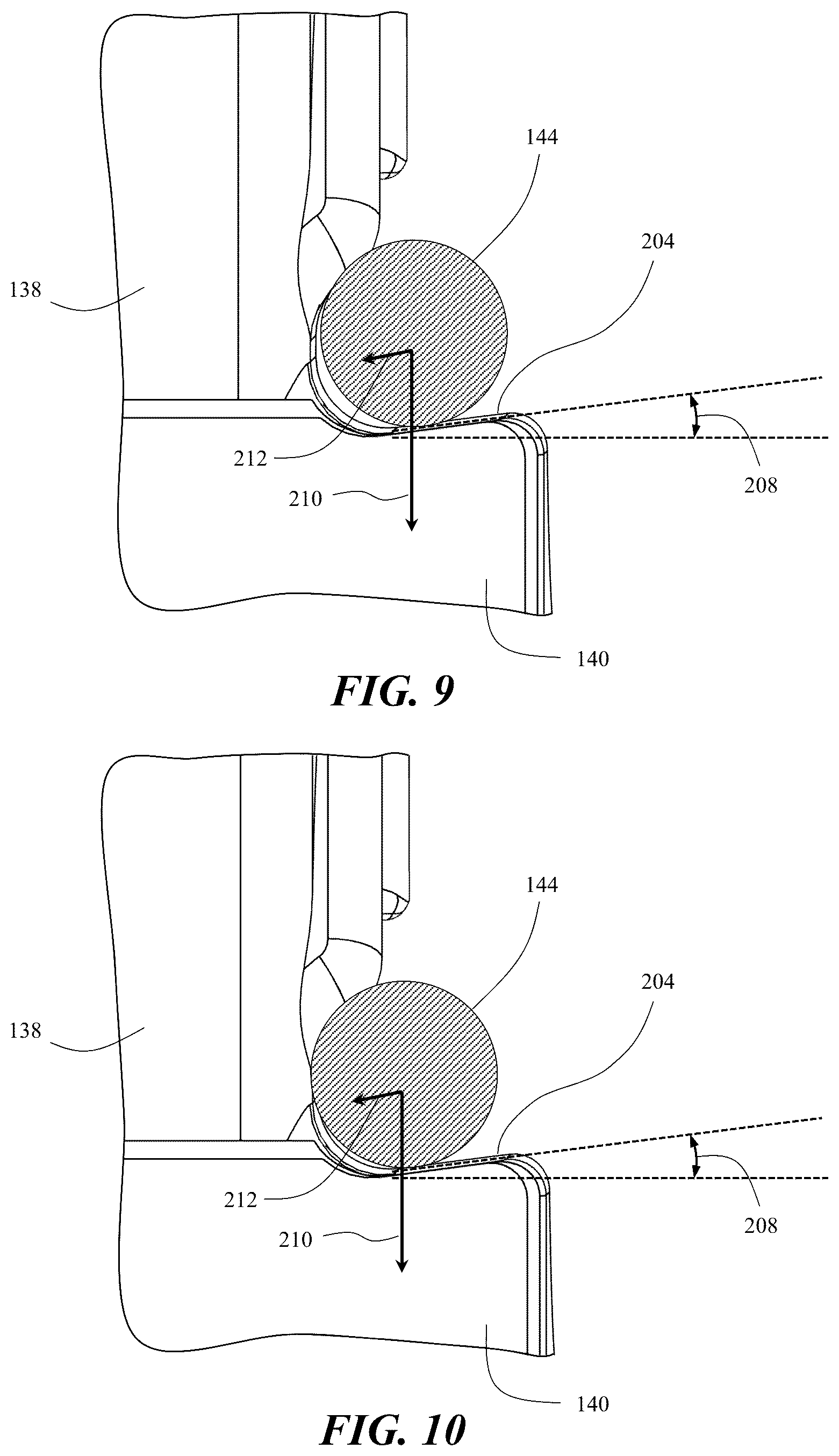Patent US12359506 Figure 8 – Multifunction button for ladder adjustment