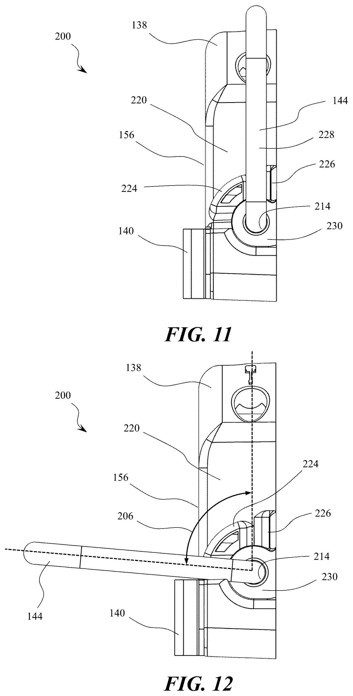 Patent US12359506 Figure 9 – Multifunction button for ladder adjustment