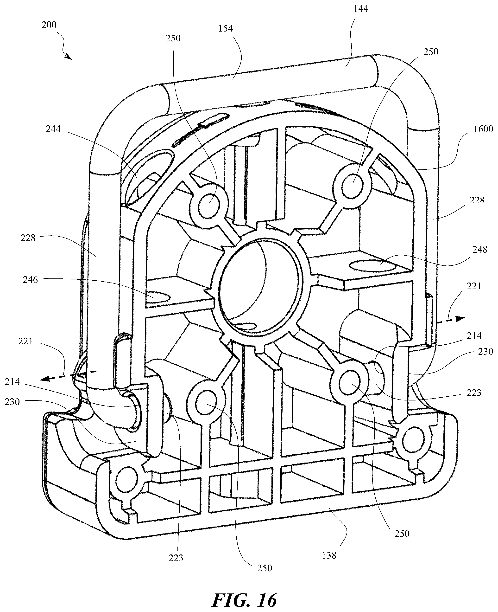 Patent US12359506 Figure 12 – Multifunction button for ladder adjustment