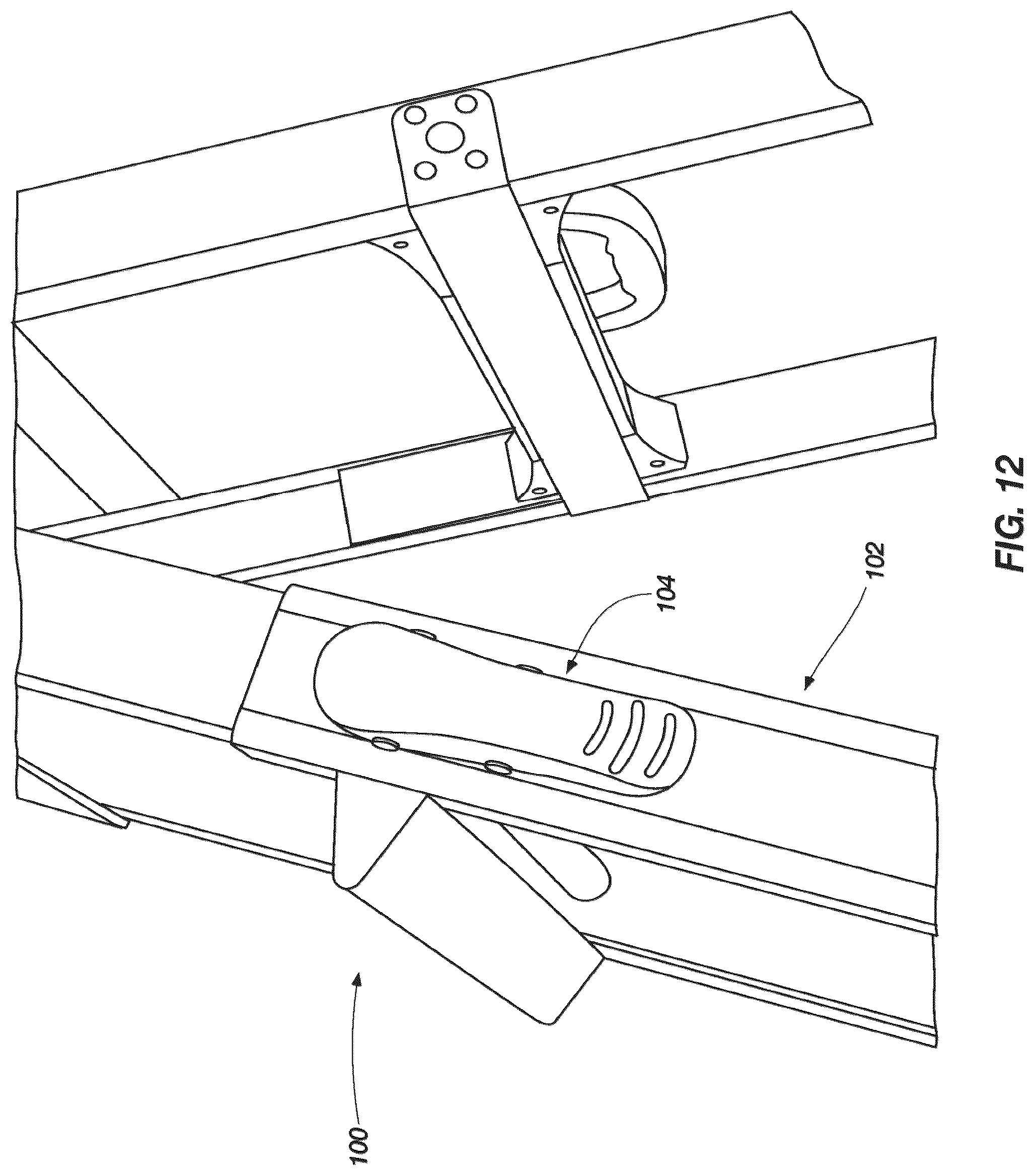 Patent US12359508 Figure 13 – Ladders, ladder components and related methods