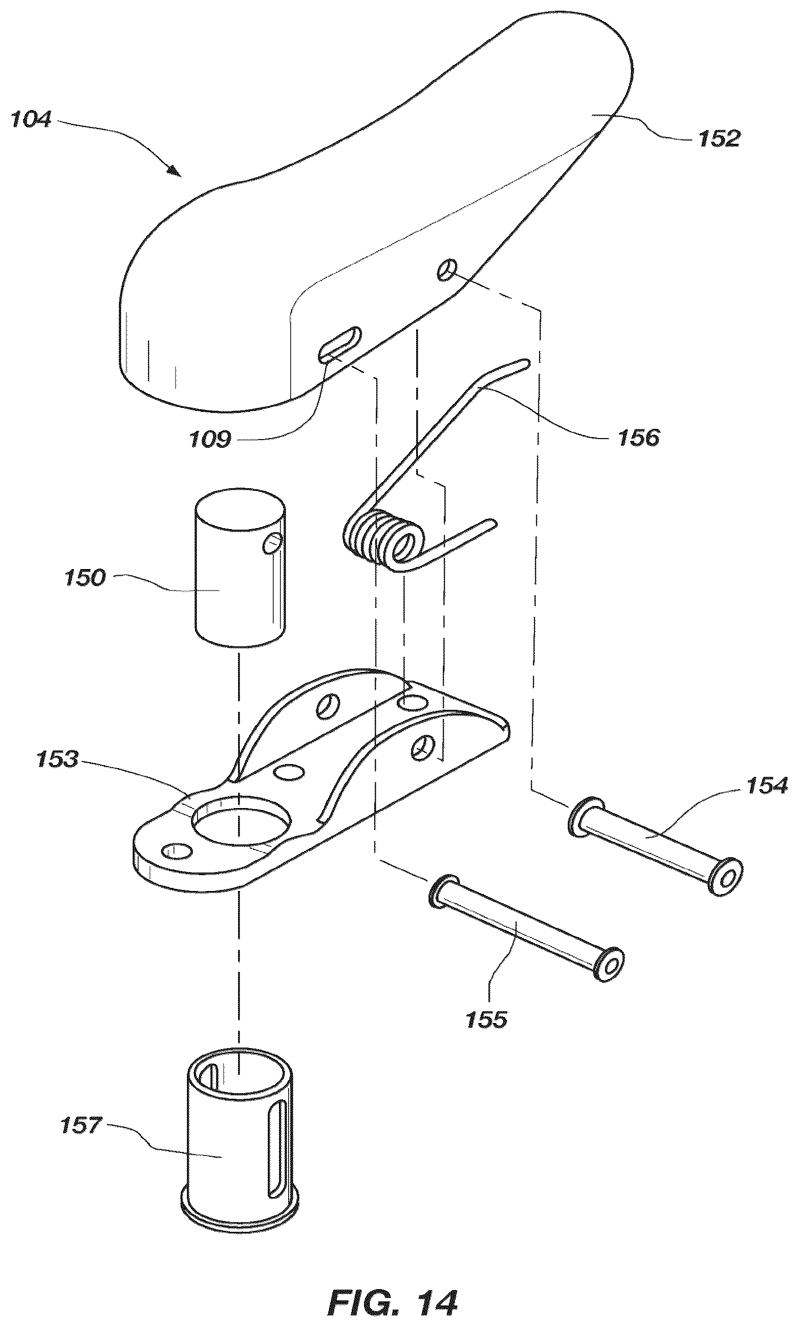 Patent US12359508 Figure 16 – Ladders, ladder components and related methods