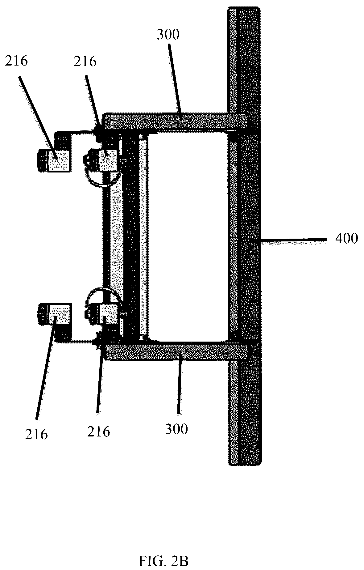 Patent US12359509 Figure 3 – Adjustable standoff for platform hoist