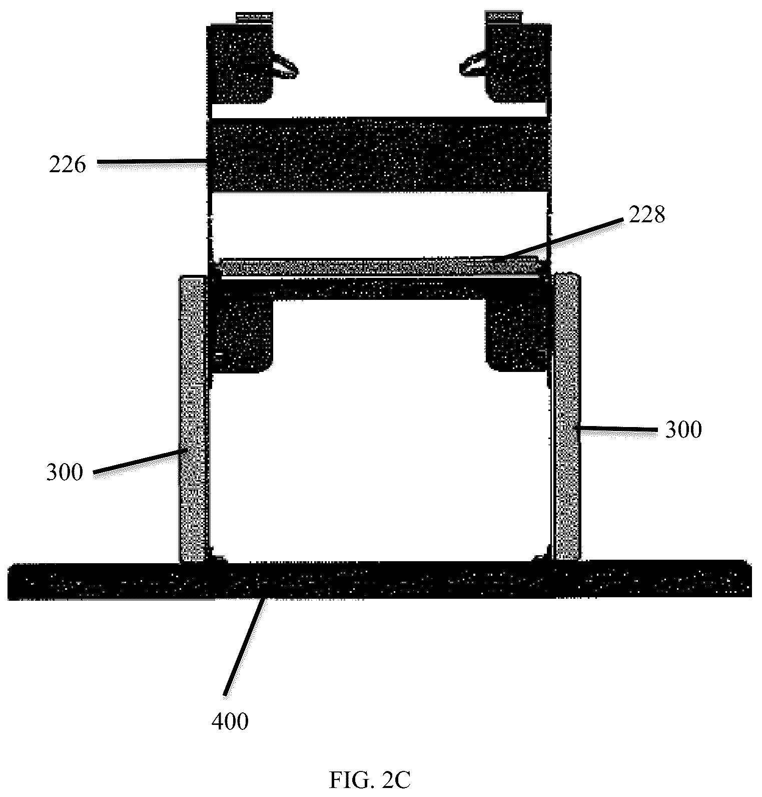 Patent US12359509 Figure 4 – Adjustable standoff for platform hoist