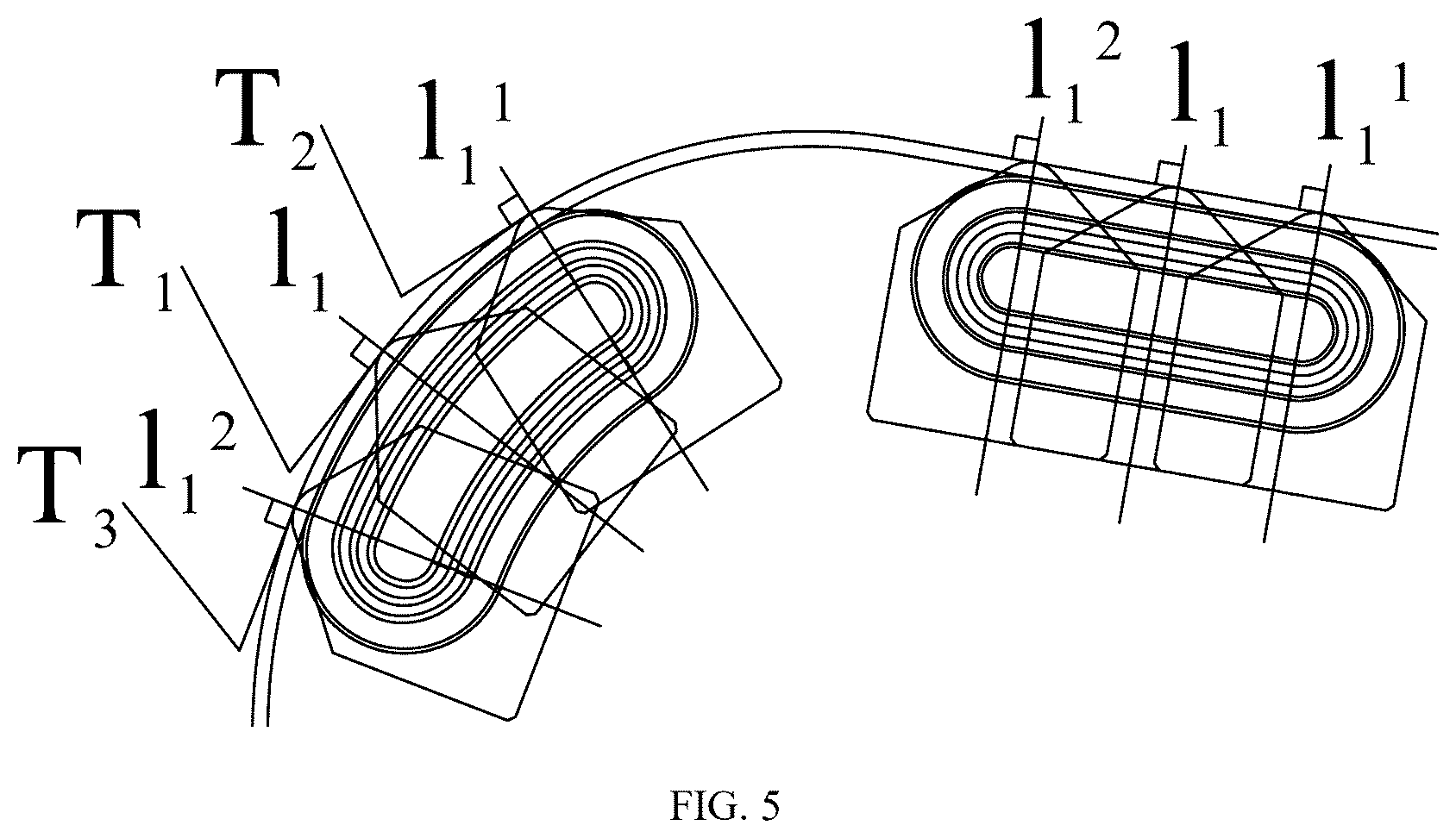 Patent US12359510 Figure 5 – Bit cutting structure and PDC bit for highly abrasive formations